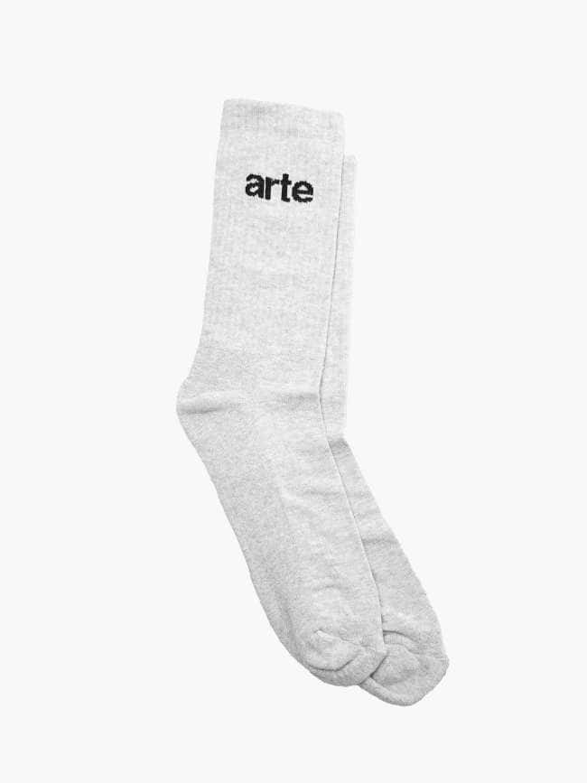 Arte Logo Socks Socks Grey AW23-171SK
