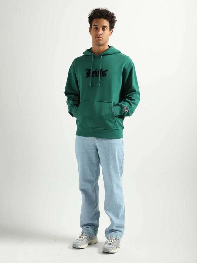 Relaxed Graphic Hoodie Olde Englis 38479-0156