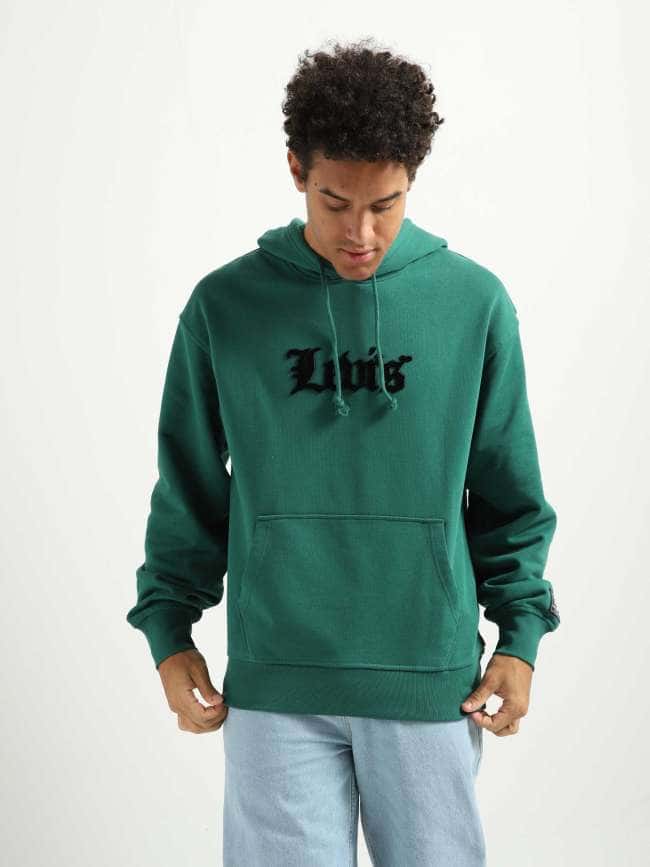 Relaxed Graphic Hoodie Olde Englis 38479-0156
