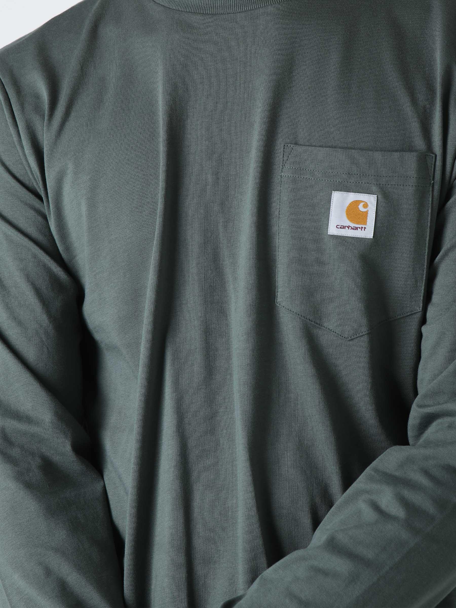 Longsleeve Pocket T-Shirt Hemlock Green I022094-0NVXX