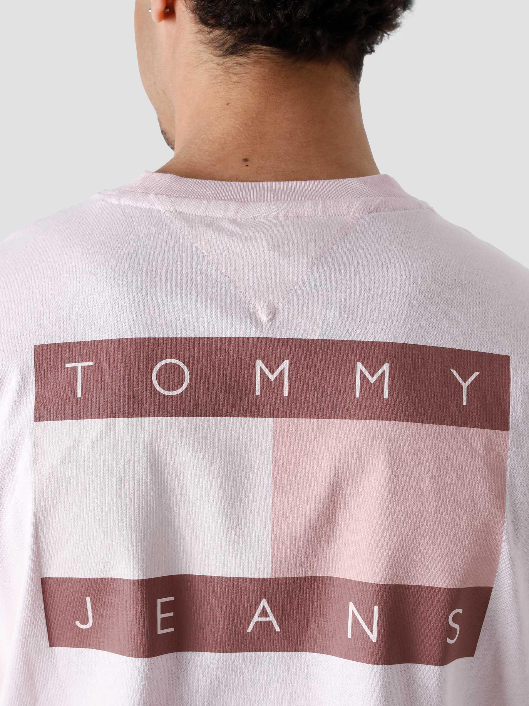 Tommy Jeans TJM Best Graphic T-Shirt Broadway Pink - Freshcotton