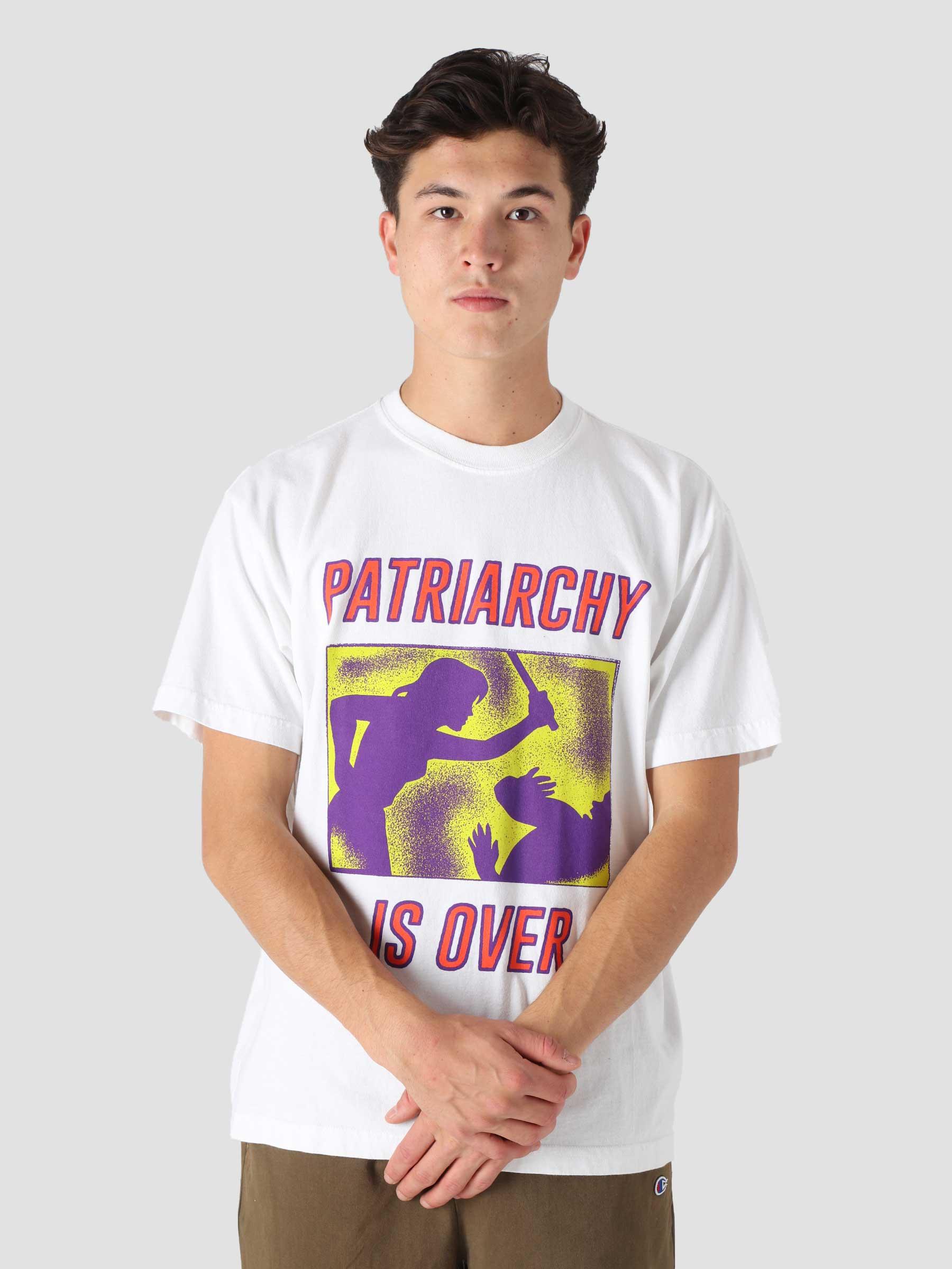 Patriarchy Is Over Heavy Weight Classic Box T-Shirt White 166912759