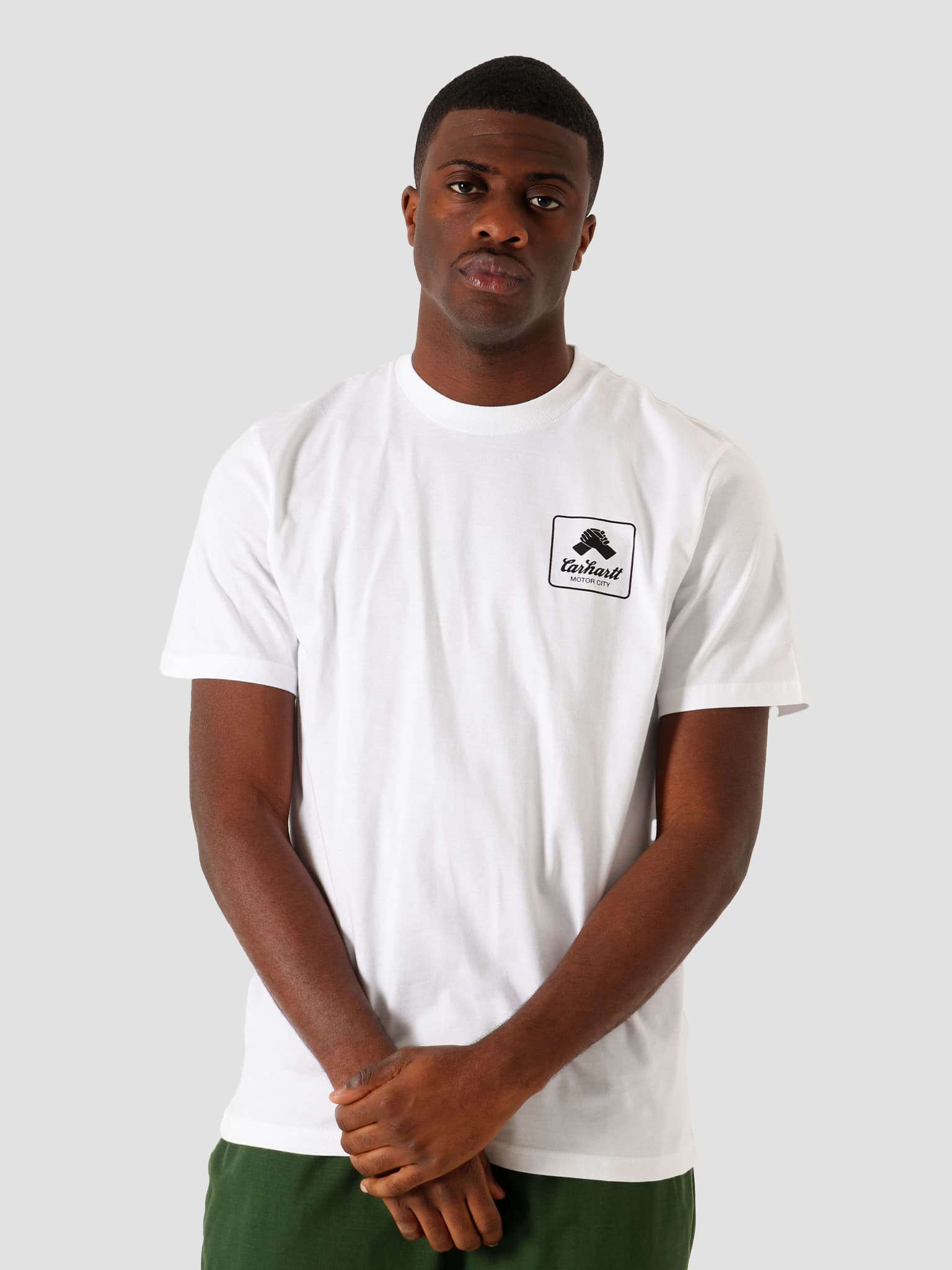 SS Peace State T-Shirt White Black I028931-290