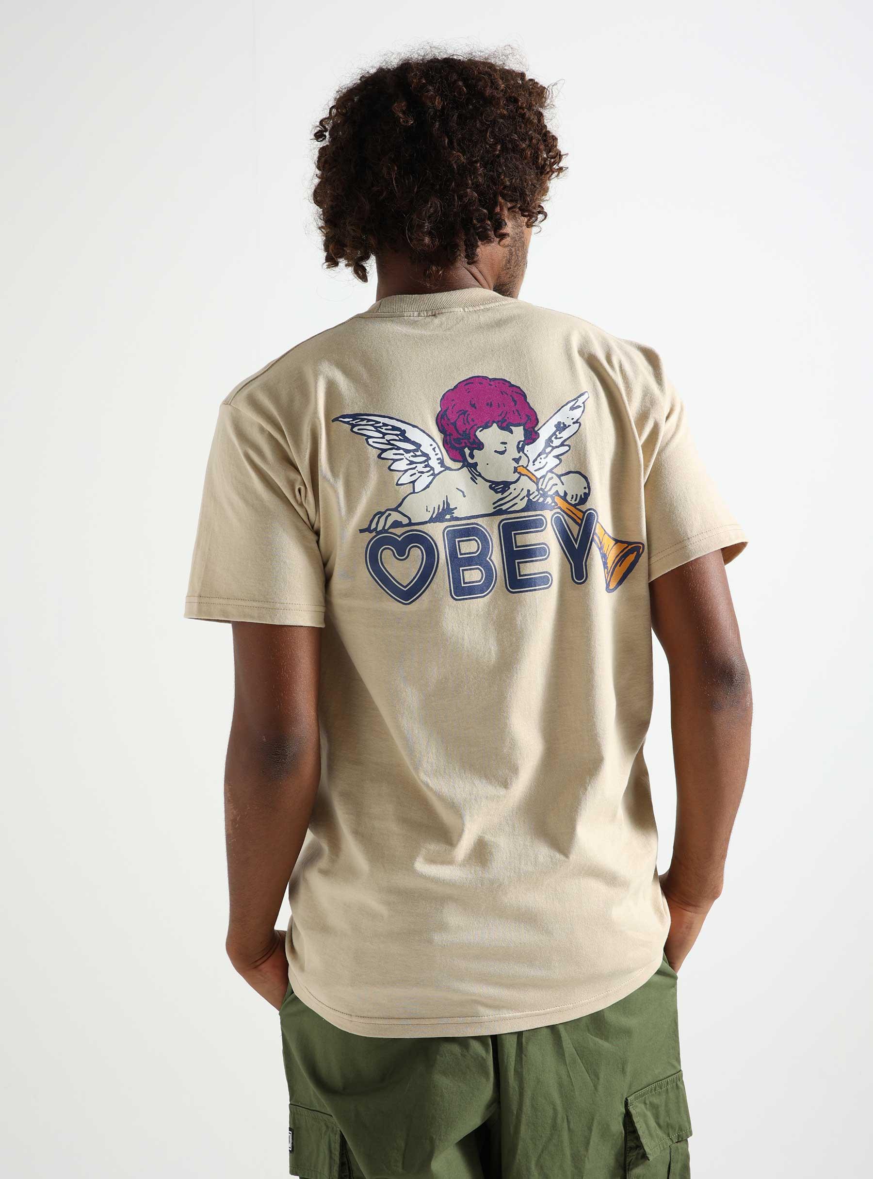 Obey Baby Angel T-shirt Sand 165263700-SAN