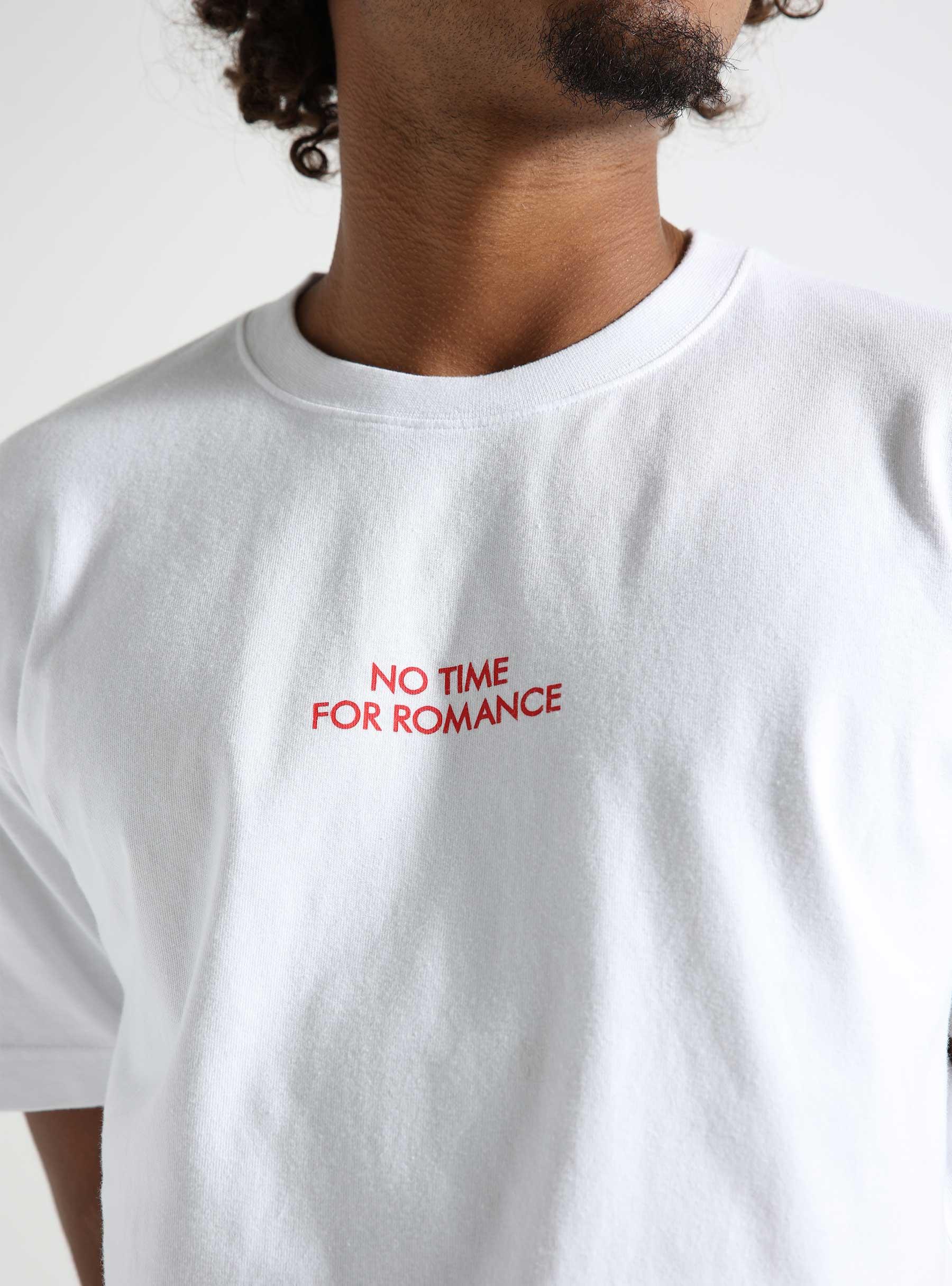No Time For Romance T-Shirt White SS24-40