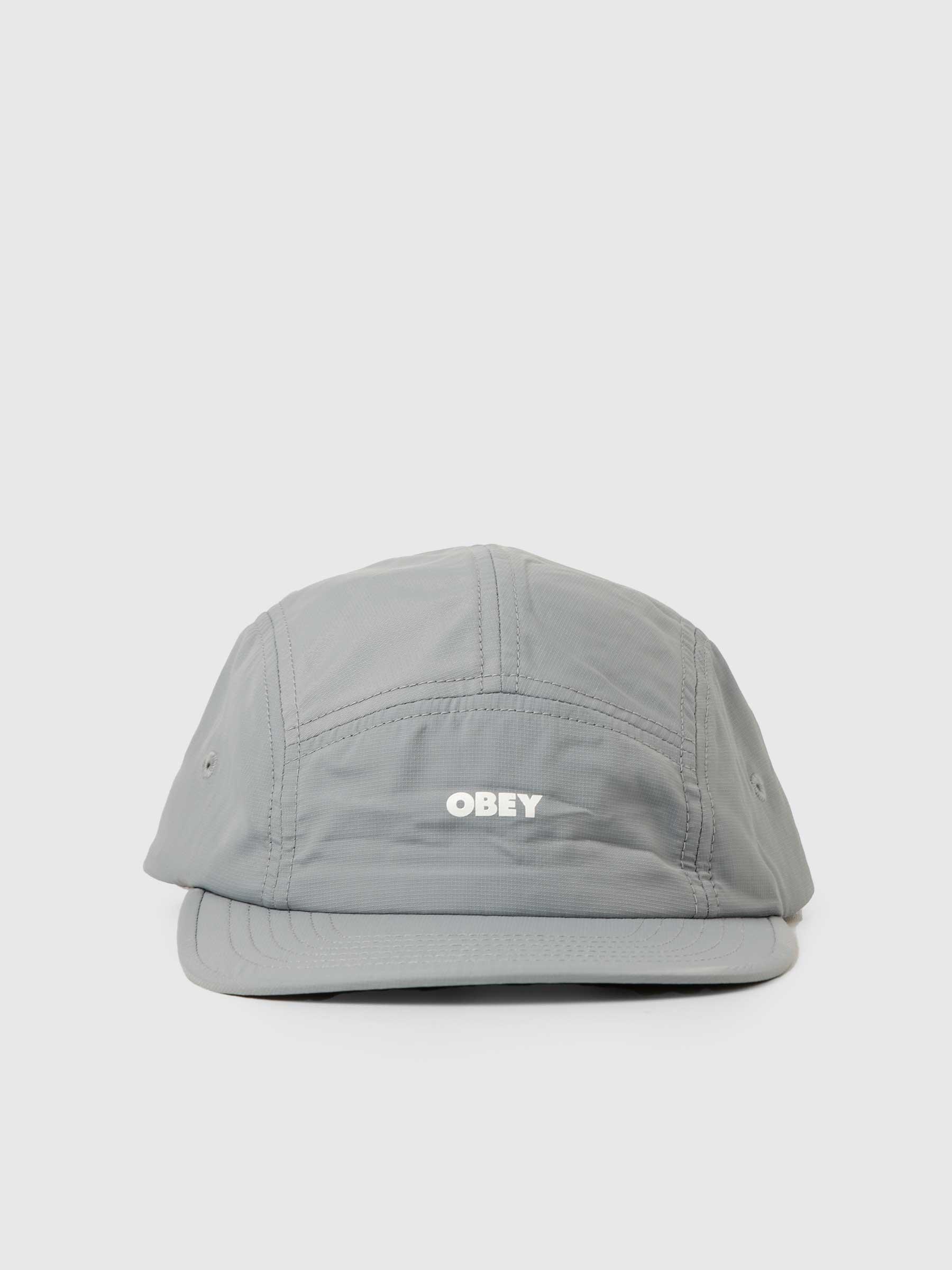 Obey Bold Fazer Camp Cap Good Grey 100490084