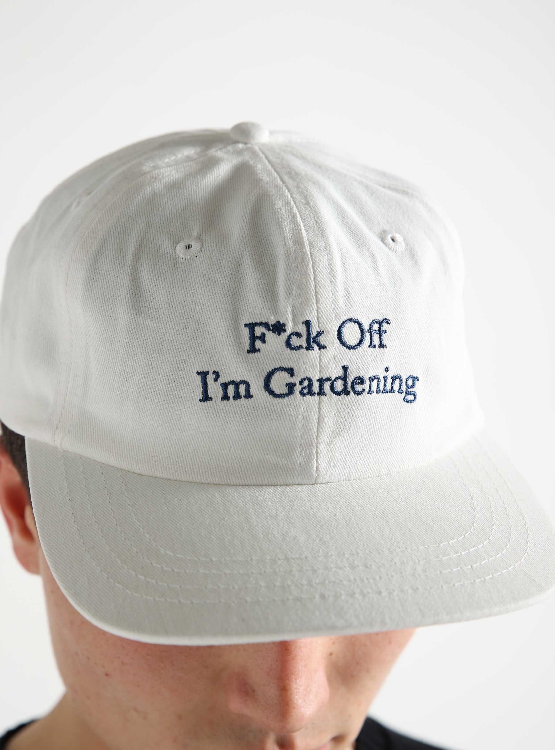 Fuck Off Gardening Cap White 188
