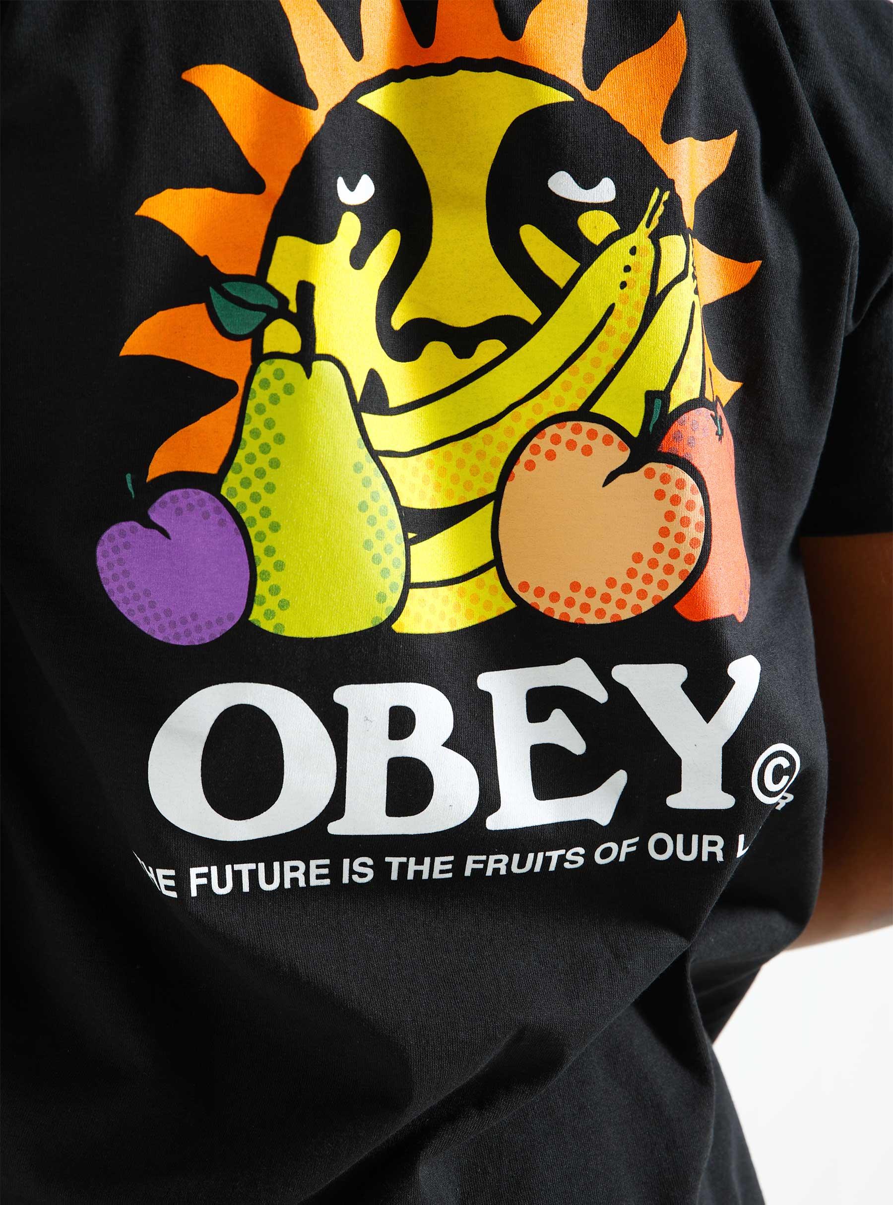 The Future Is The Fruits Of Ours T-shirt Black 165263698-BLK