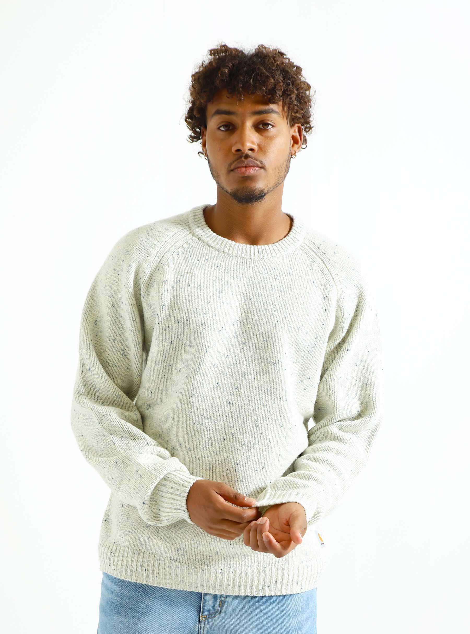 Anglistic Sweater Speckled Salt I010977-1T7XX