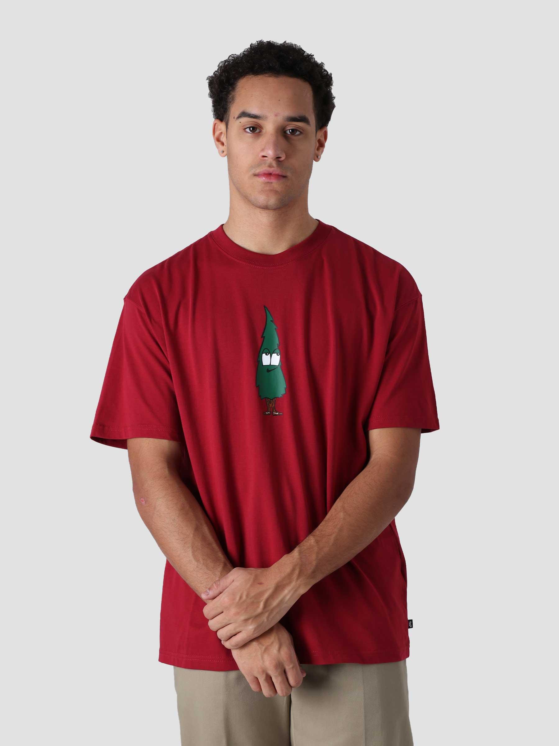 M NK SB T-Shirt Firry Pomegranate DM2243-690