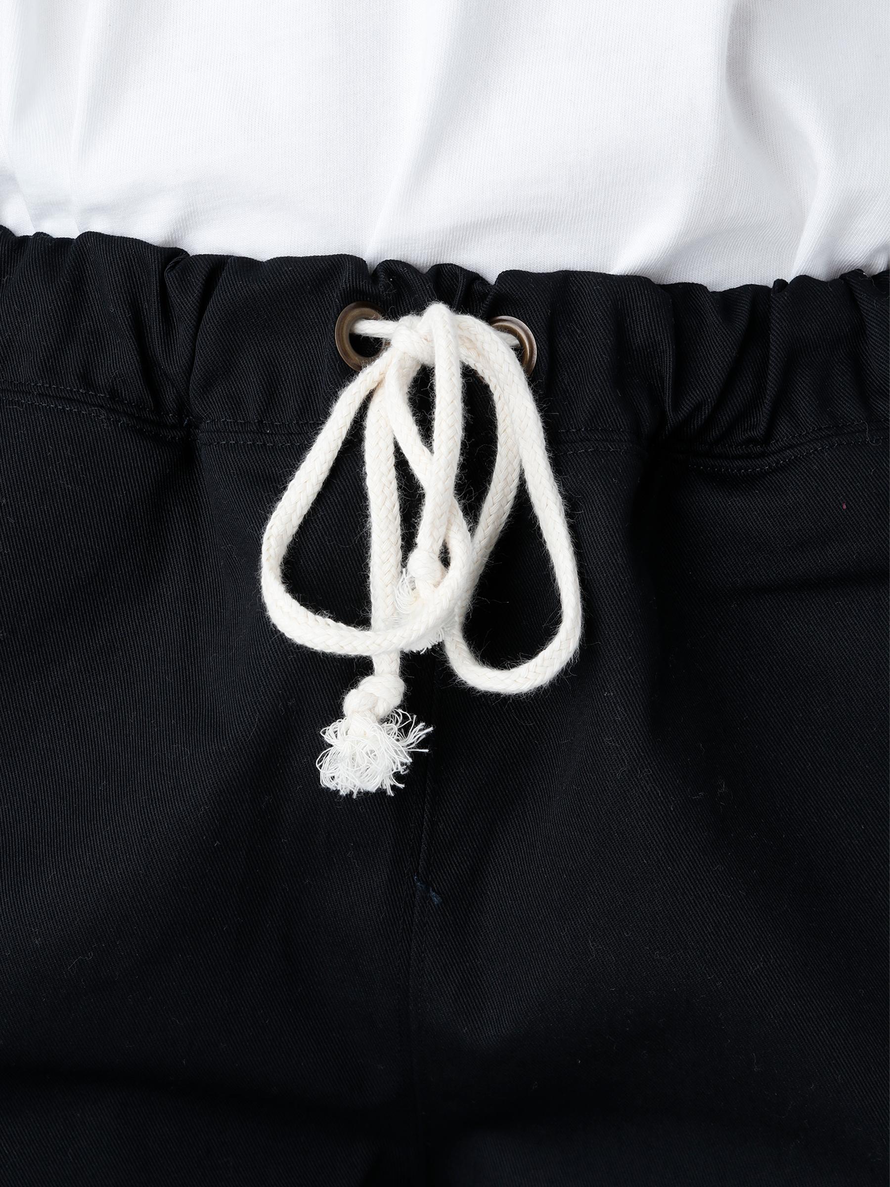 Cotton Twill Pants Black COWO8Q-KK001
