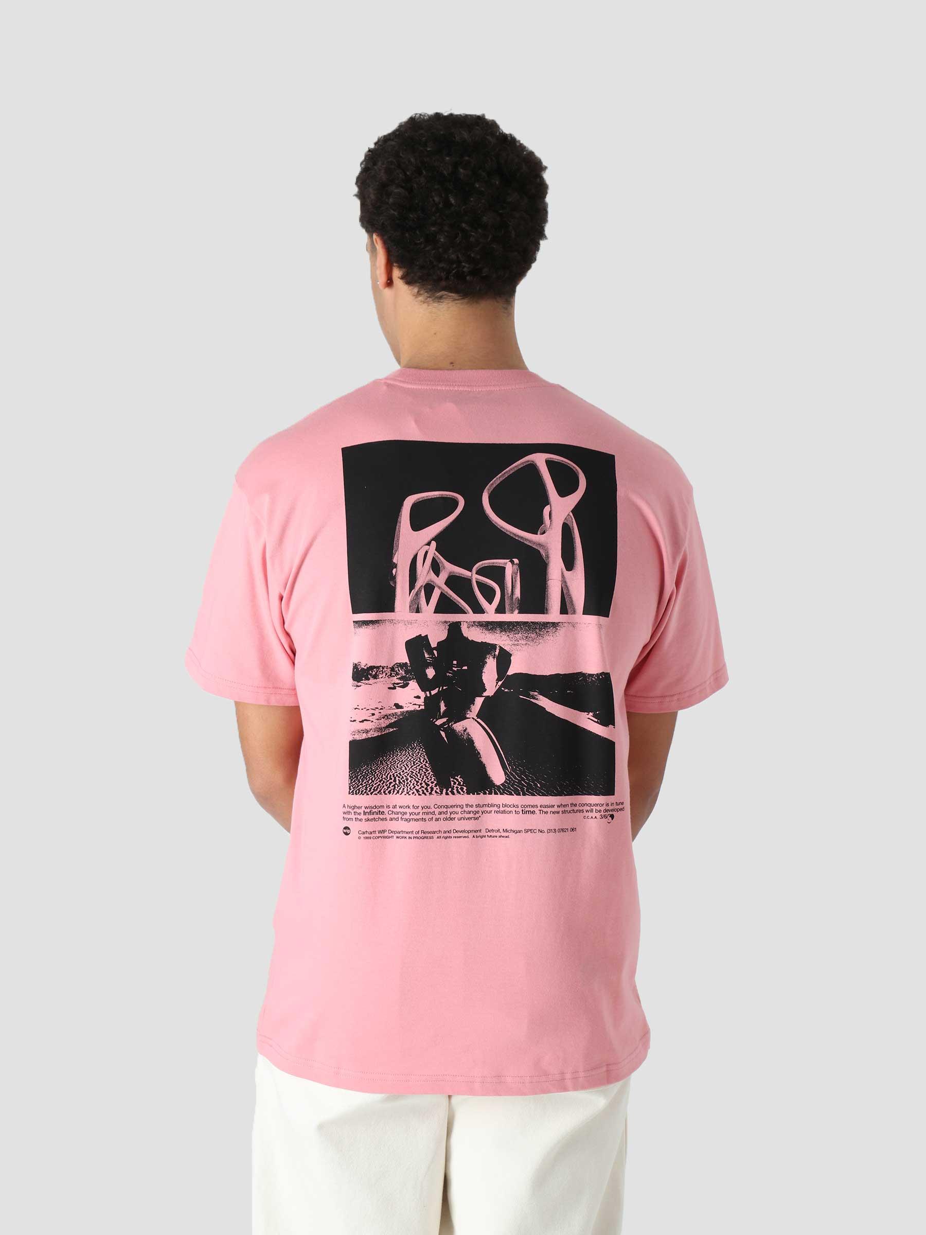 S/S Structures T-Shirt Rothko Pink Black I030187-0XSXX