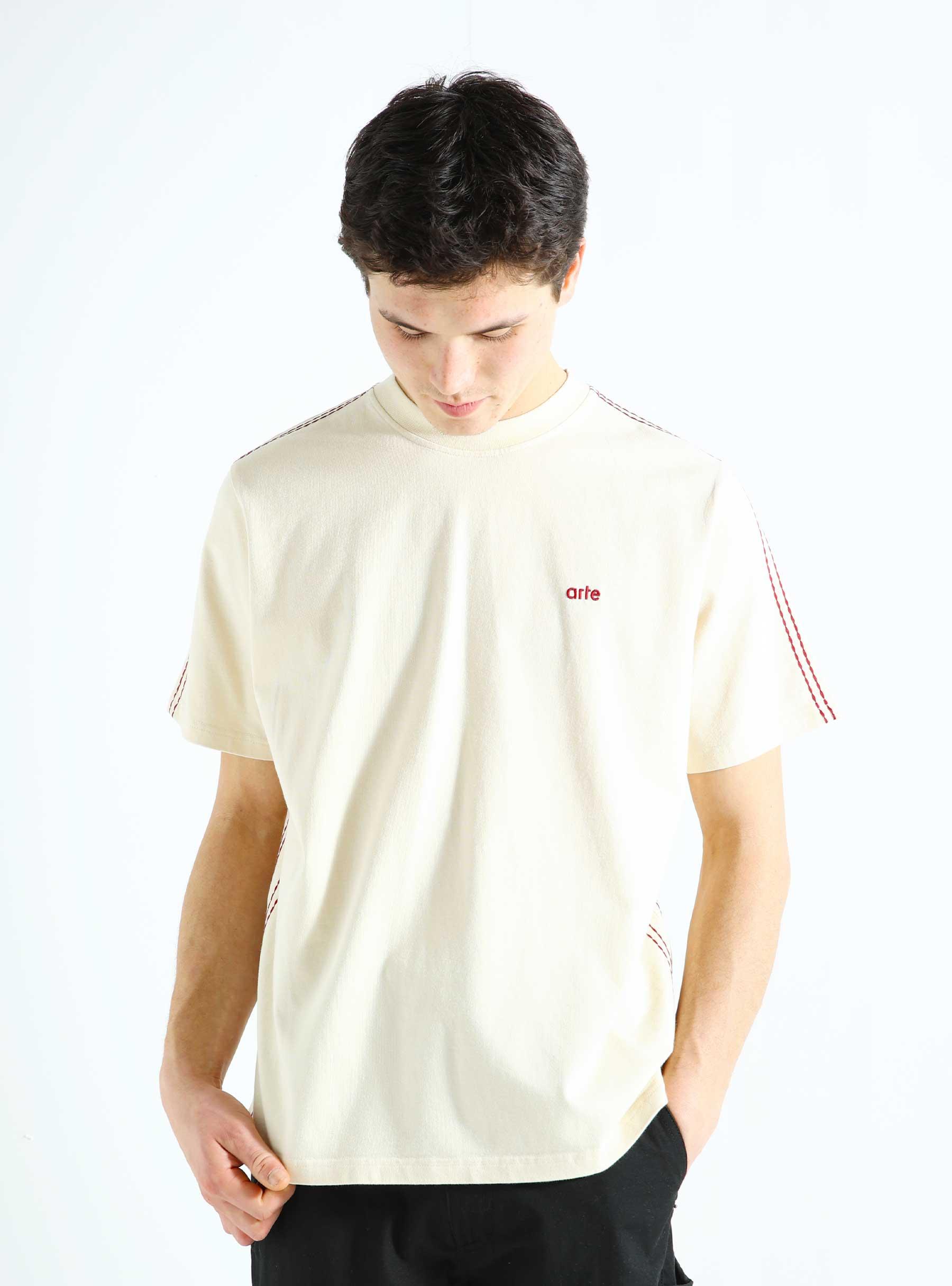 Trevor Detail Sleeve Shirt Cream SS24-084T
