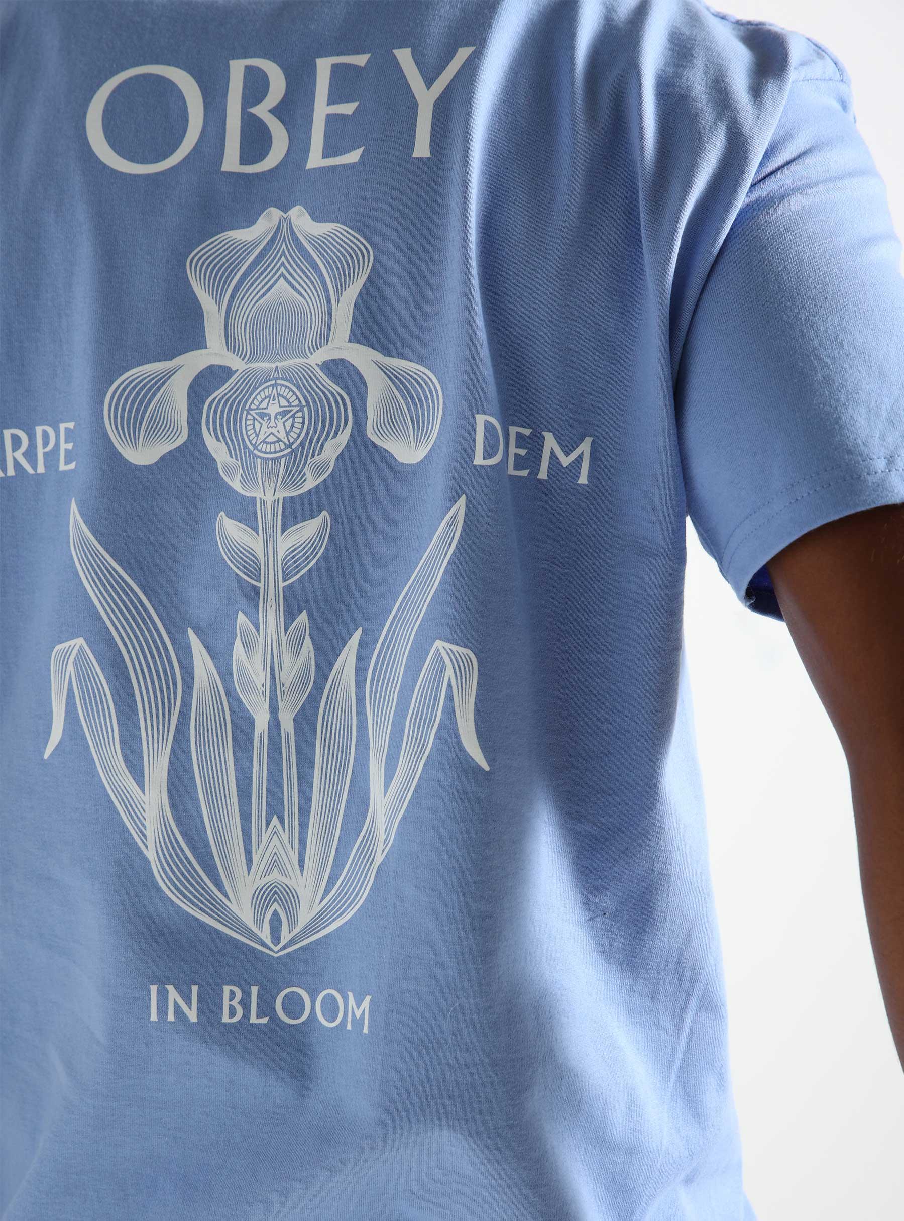 Obey Iris In Bloom Digital T-shirt Violet 165263775-DIV