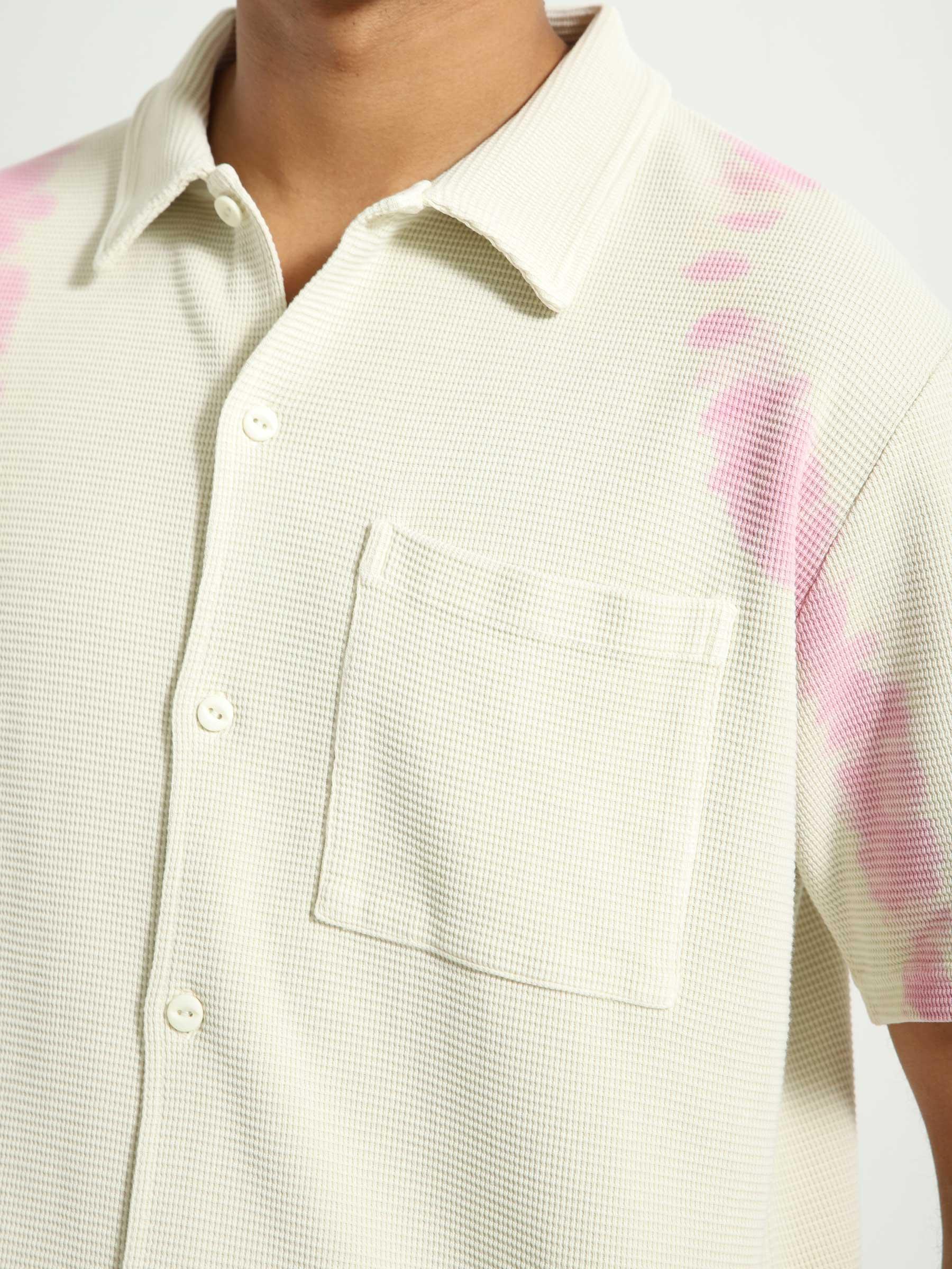 Tie & Dye Shirt Cream SS23-39