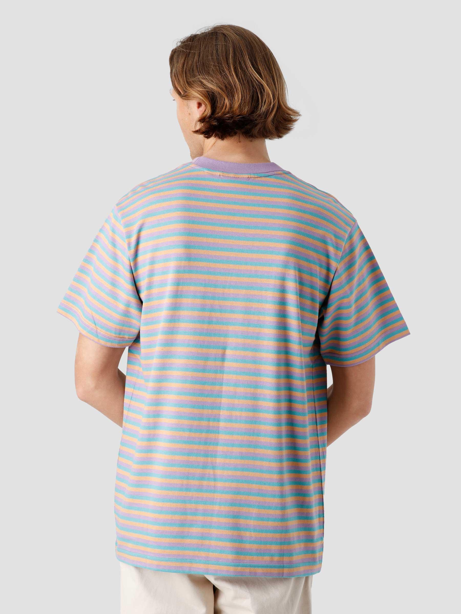 River Stripe Pocket T-shirt Lavender Silk Multi 131080325