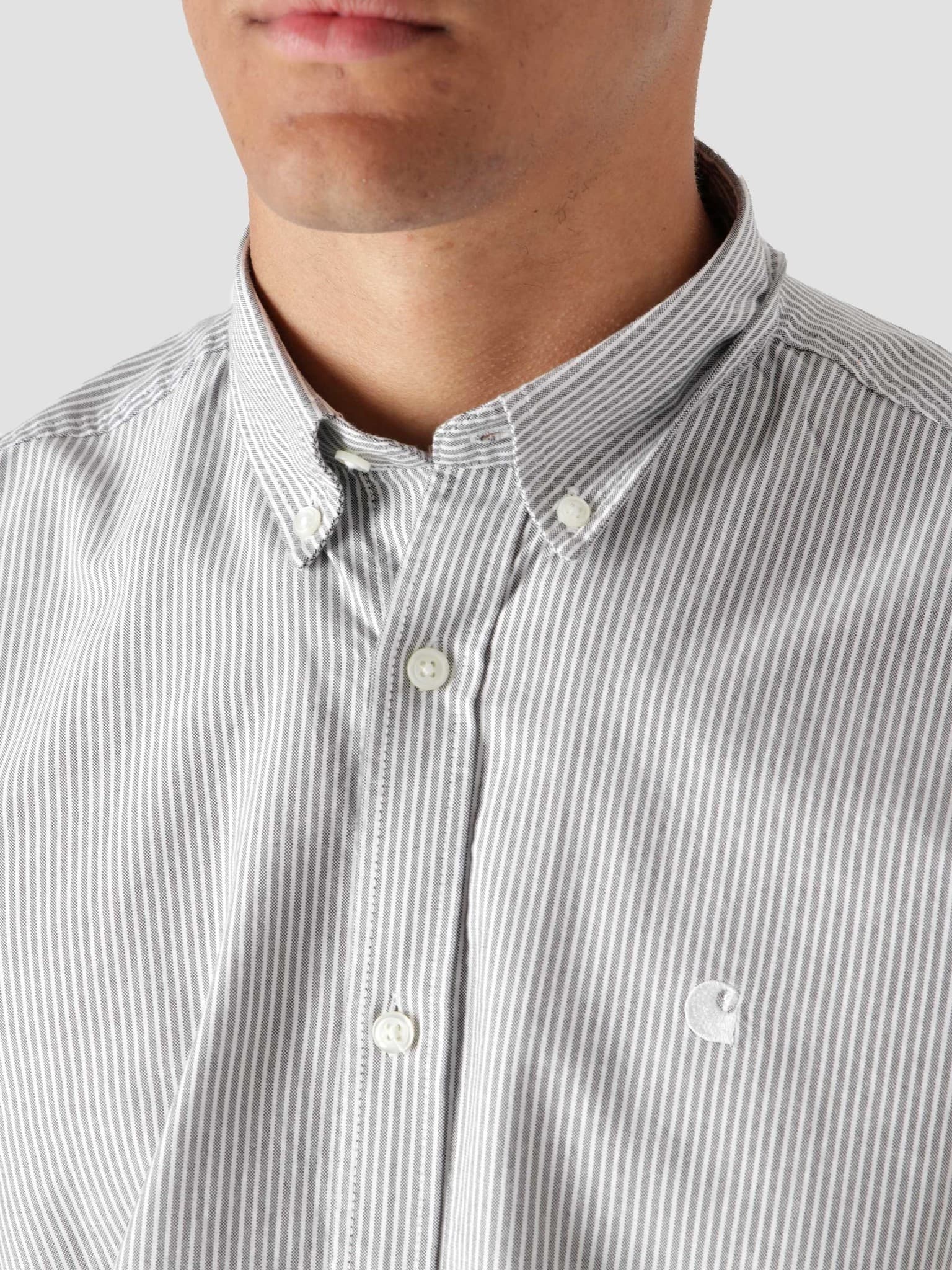 Longsleeve Duffield Shirt Duffield Stripe Black White I025245-8990