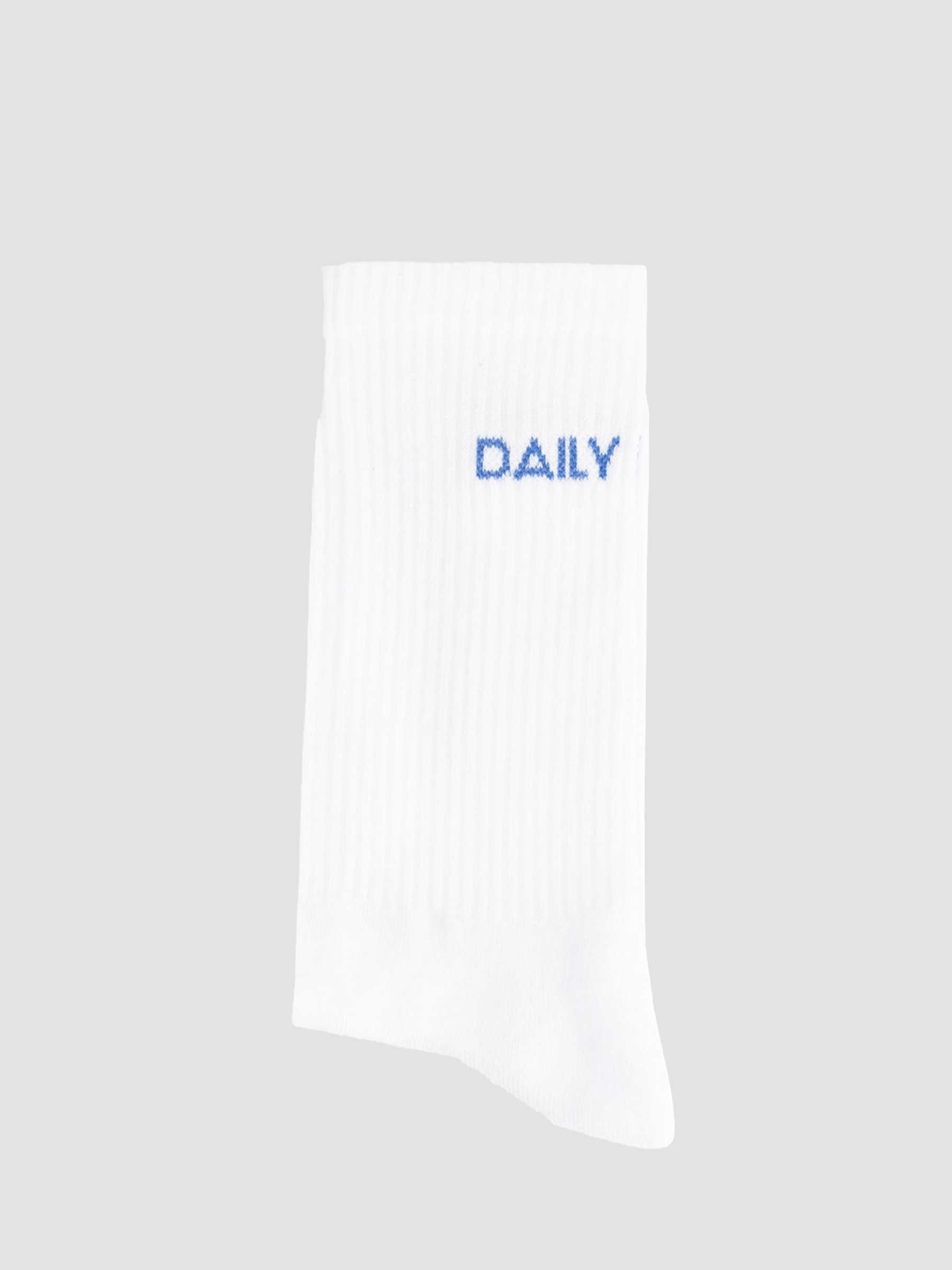 Etype Sock White/Riverside Blue 2212094