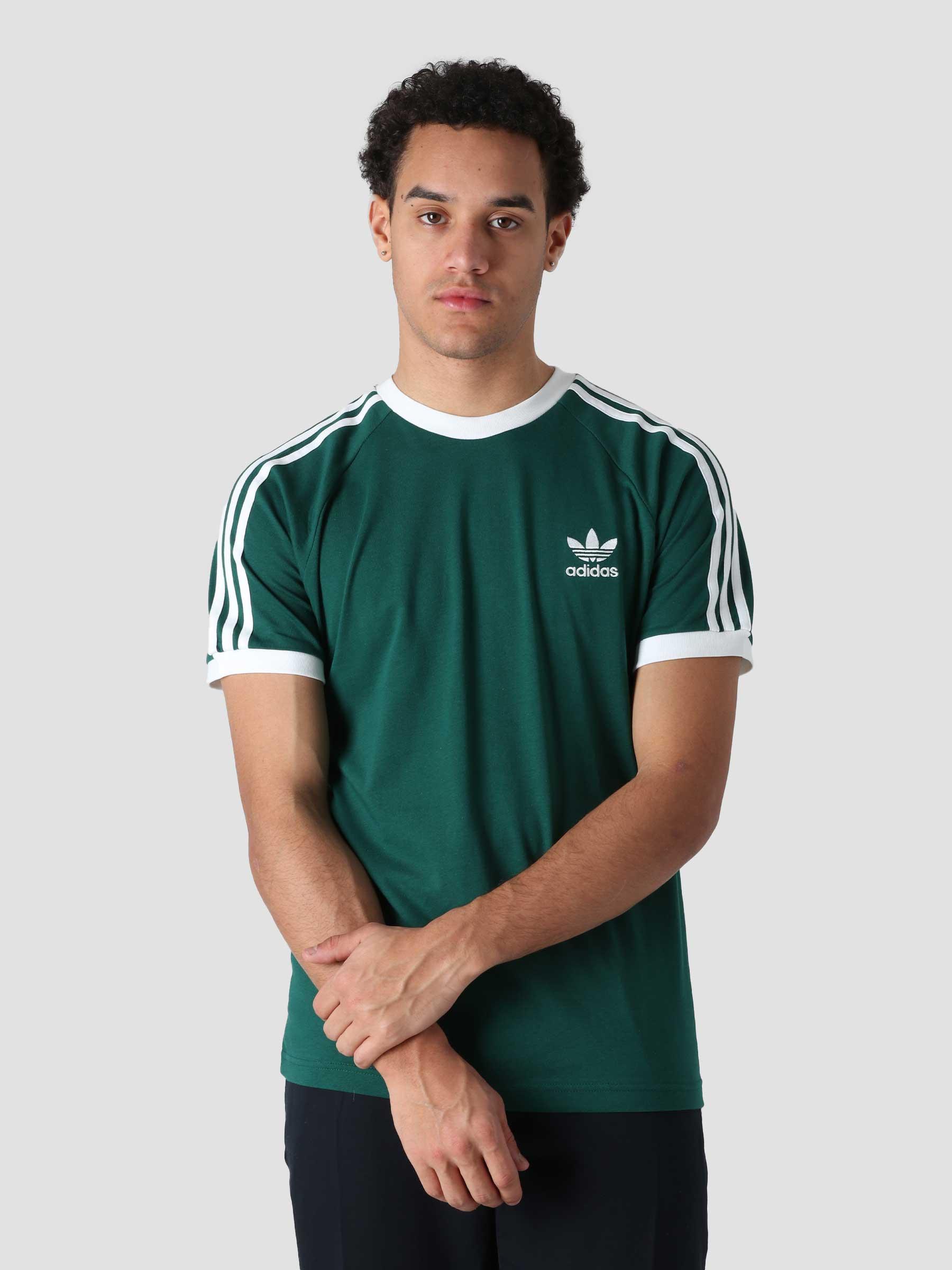 adidas 3-Stripes T-Shirts Cgreen - Freshcotton