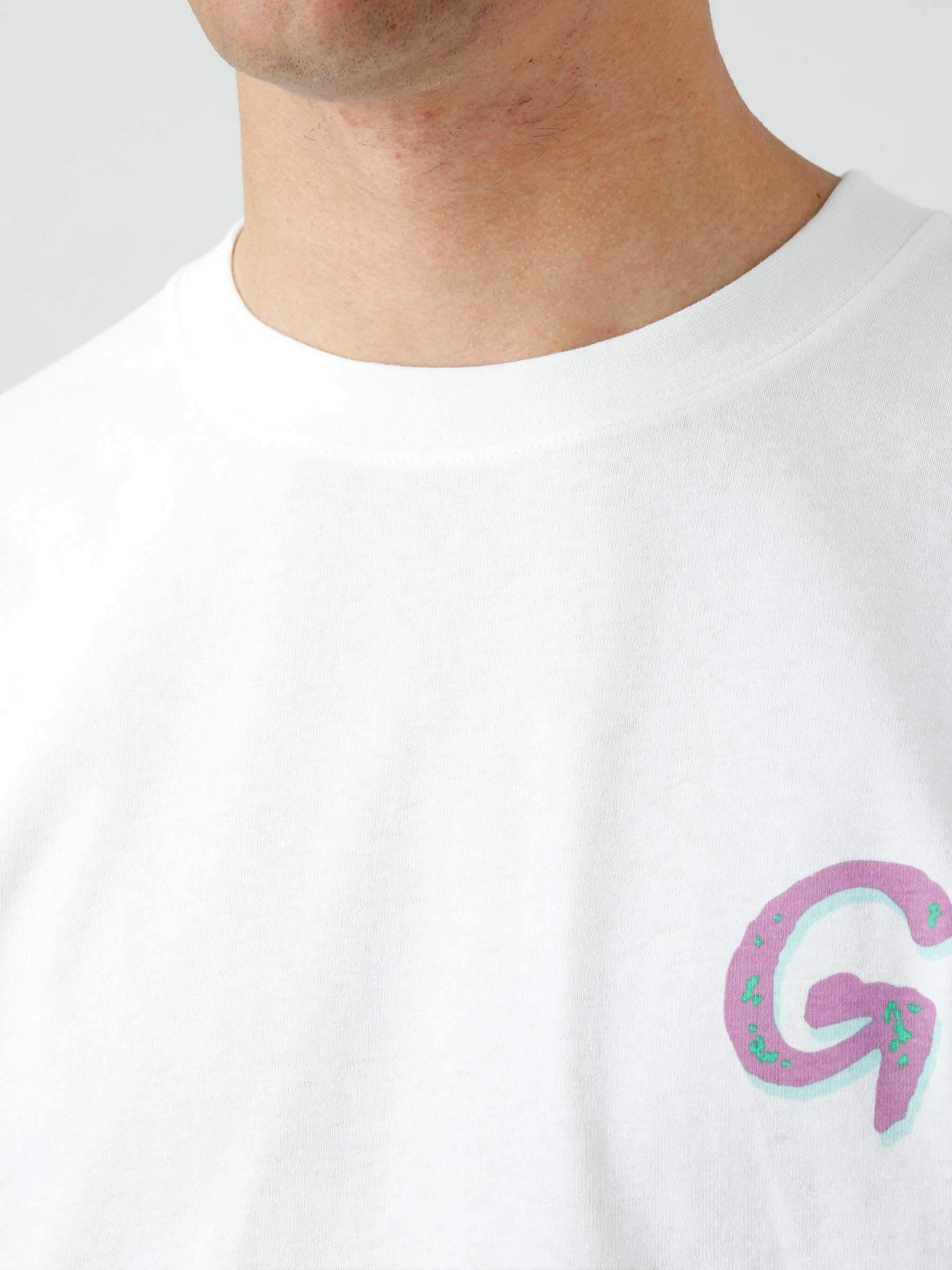 Swirl Longsleeve T-shirt White G2SU-T013