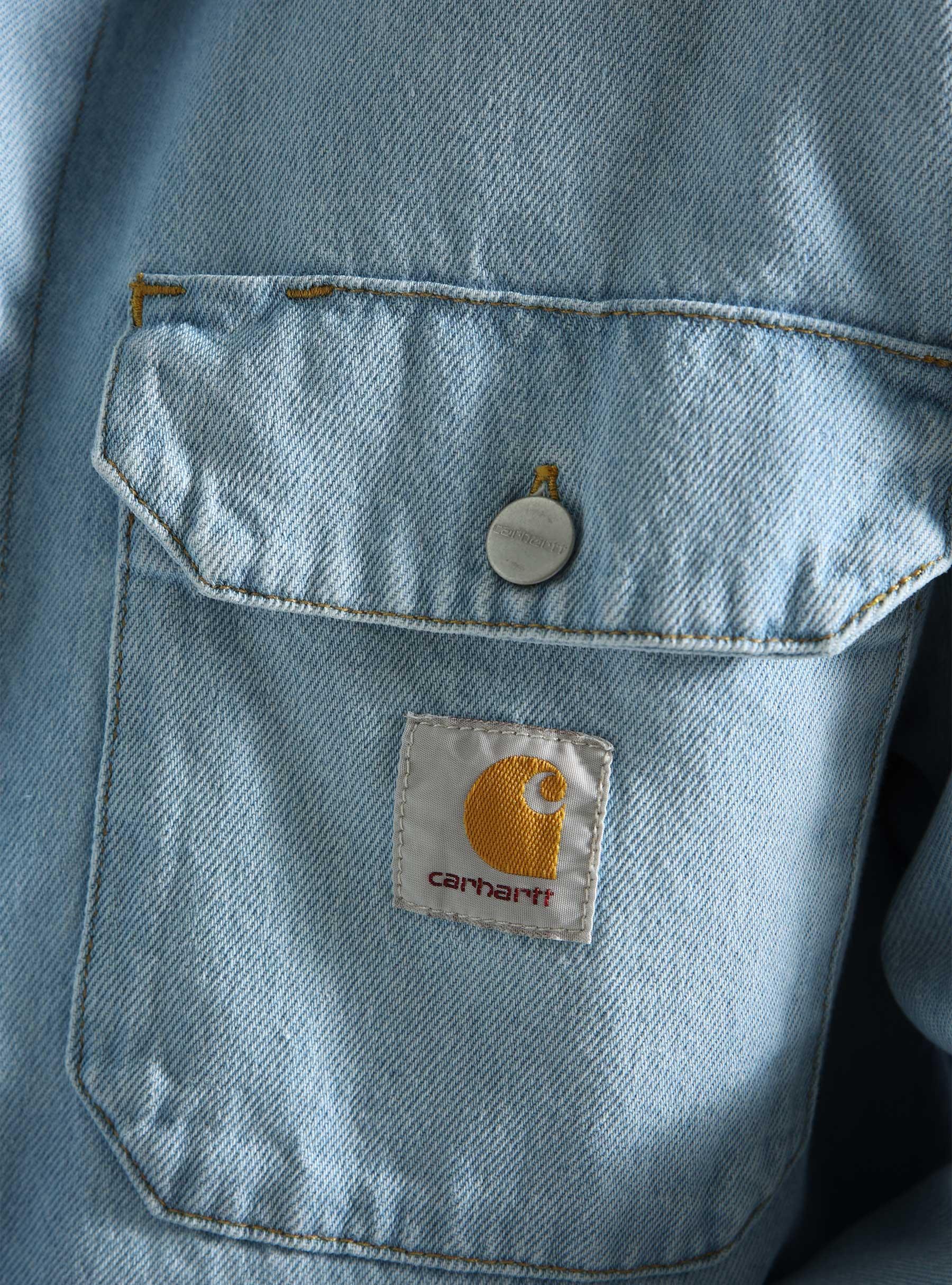 Harvey Shirt Jacket Blue Stone Bleached I033346-112