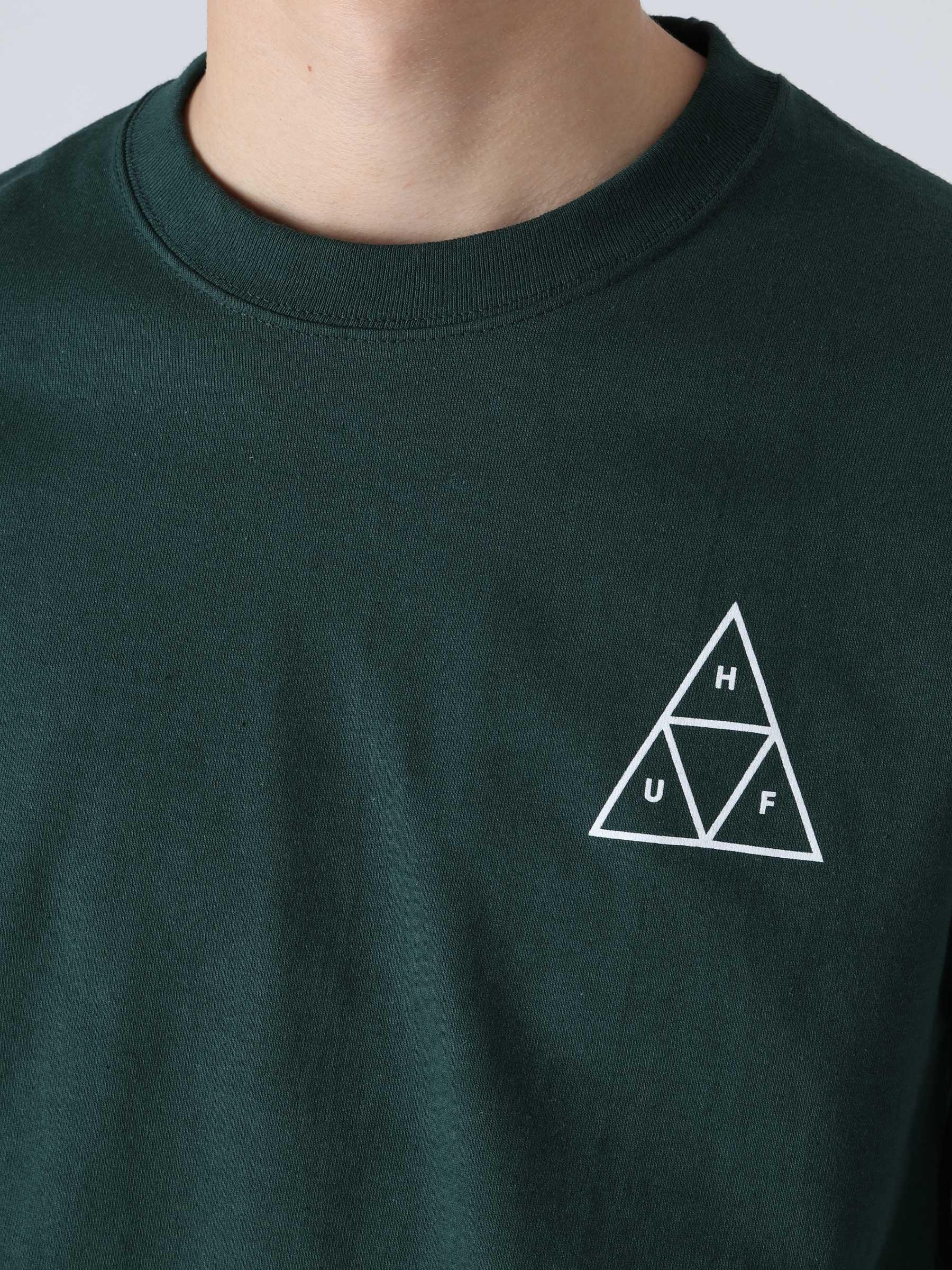 Essential Tt Longsleeve T-Shirt Dark Green TS01546