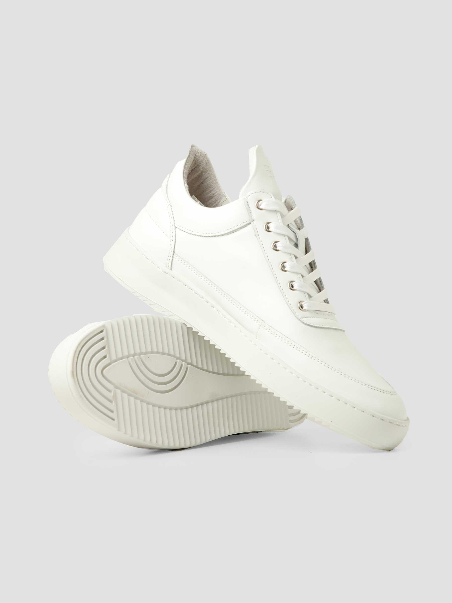 Low Top Ripple Nappa All White 251217218550