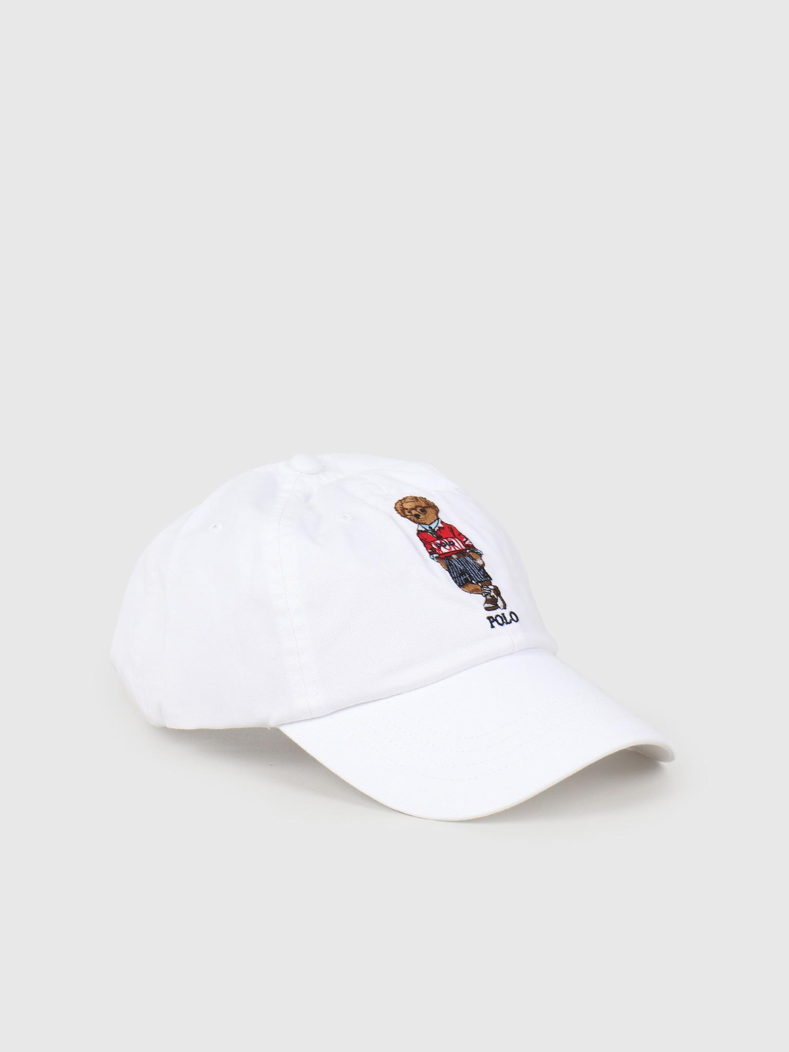 Classic Sport Cap With Bear White 710798508001
