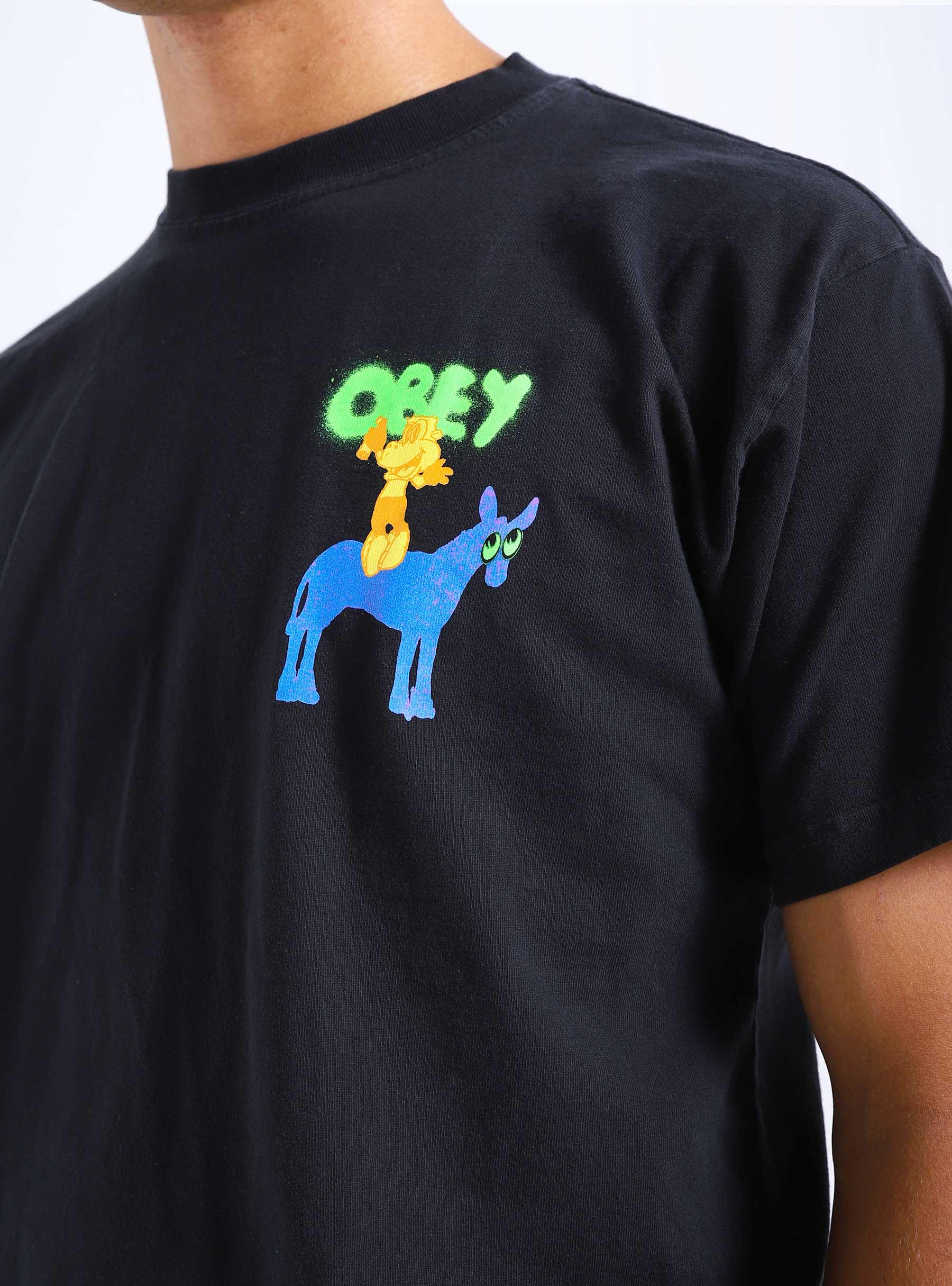 Donkey T-shirt Off Black 166913367
