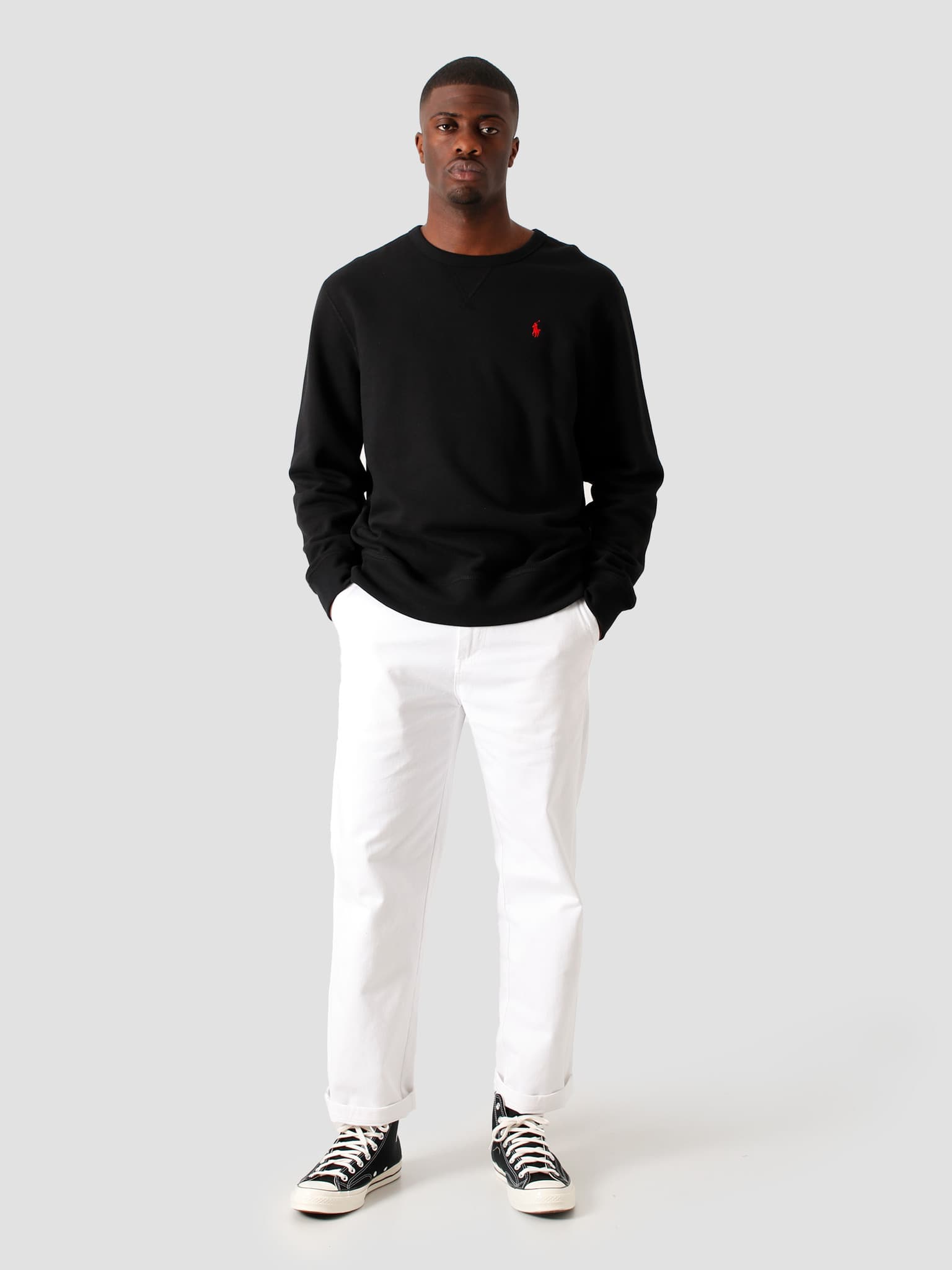 RL Fleece Sweater Black 710766772001