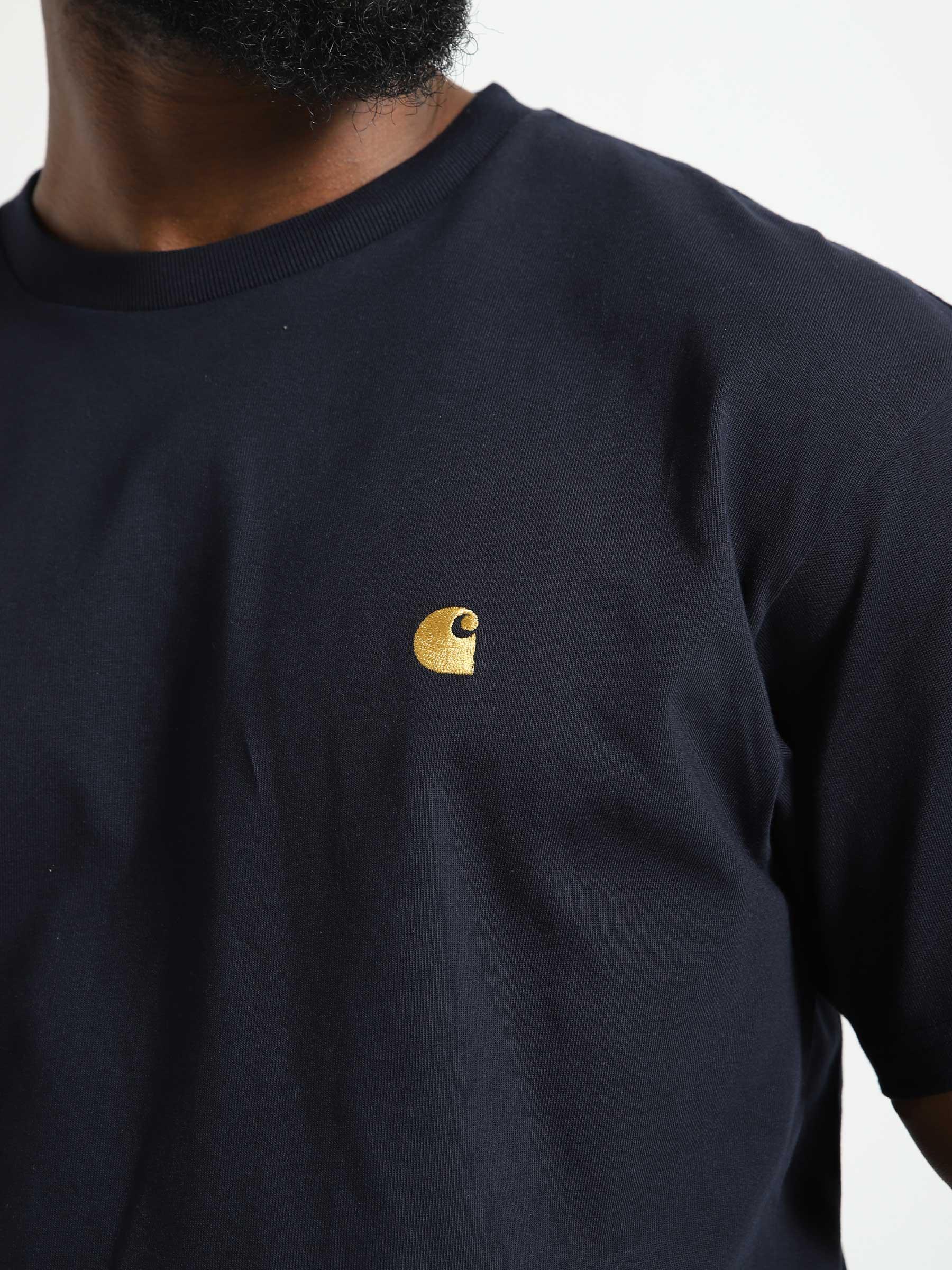 Chase T-Shirt Dark Navy Gold I026391