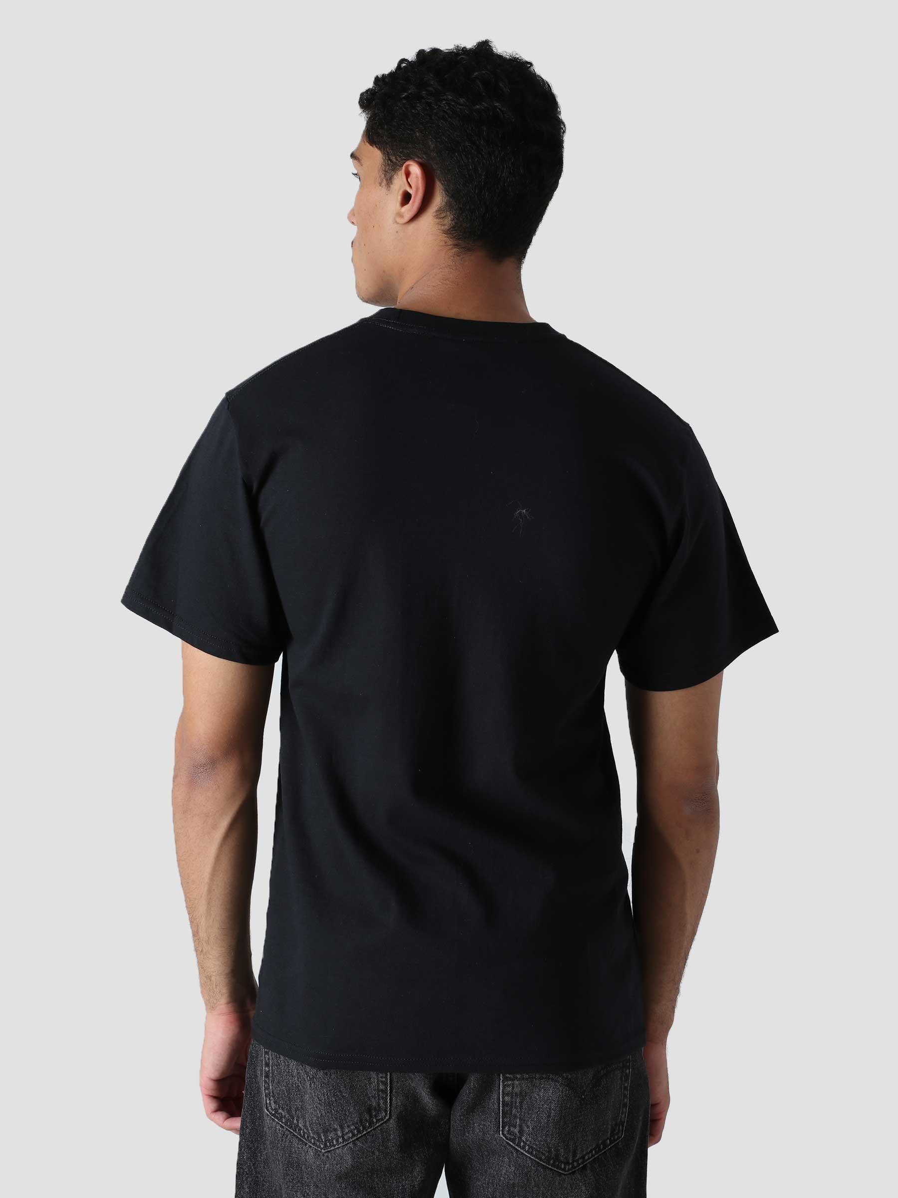 Huf Stack Crown S/S T-Shirt Black TS01574