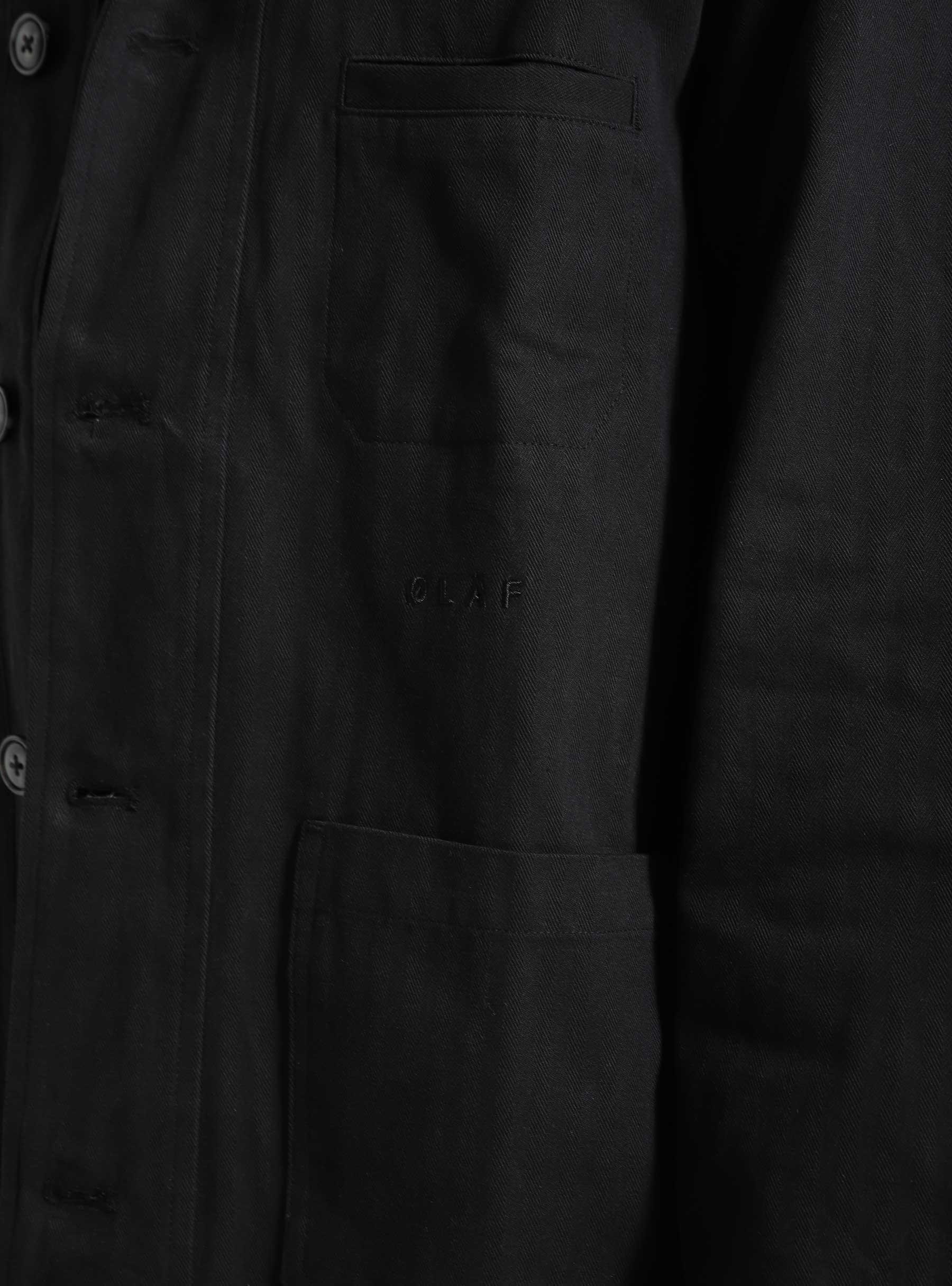 Herringbone Workwear Blazer Black M140505