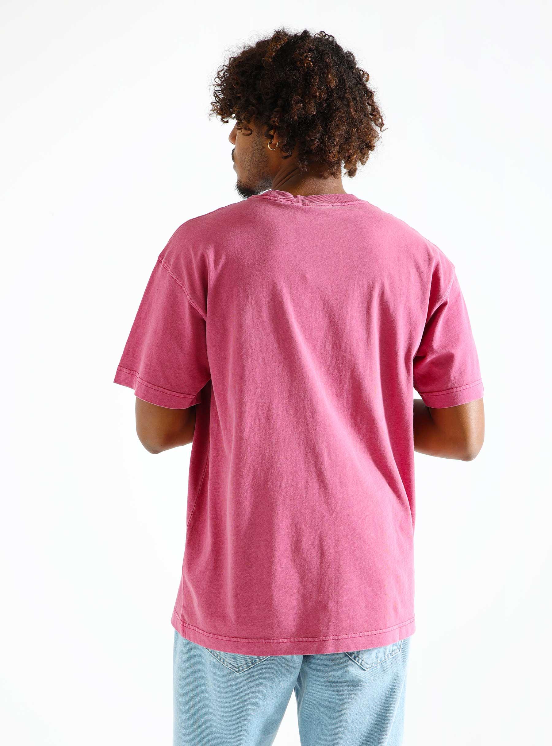 Nelson T-Shirt Magenta Garment Dyed I029949-1YTGD
