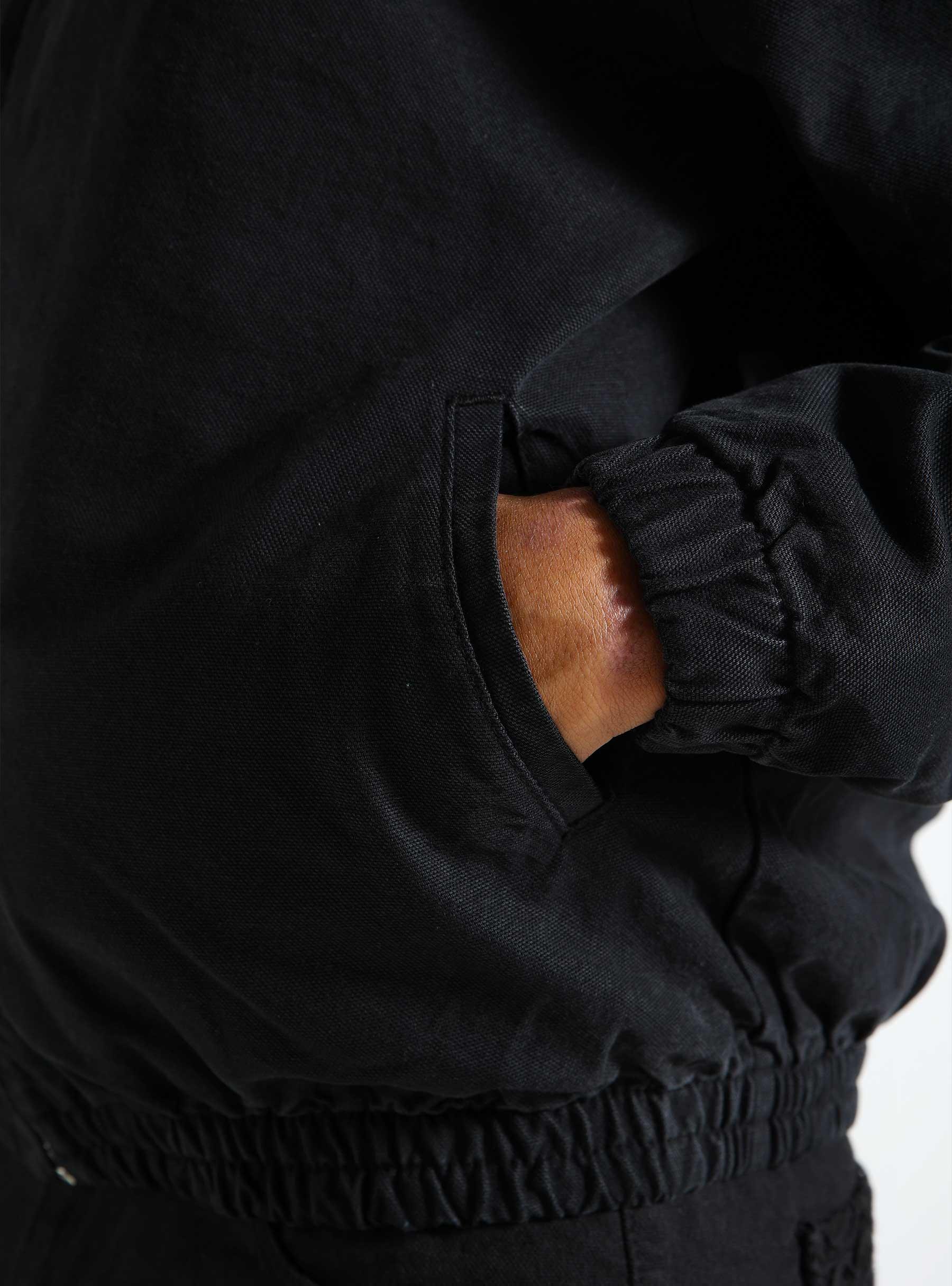 Joshua Detail Collar Jacket Black SS24-066J
