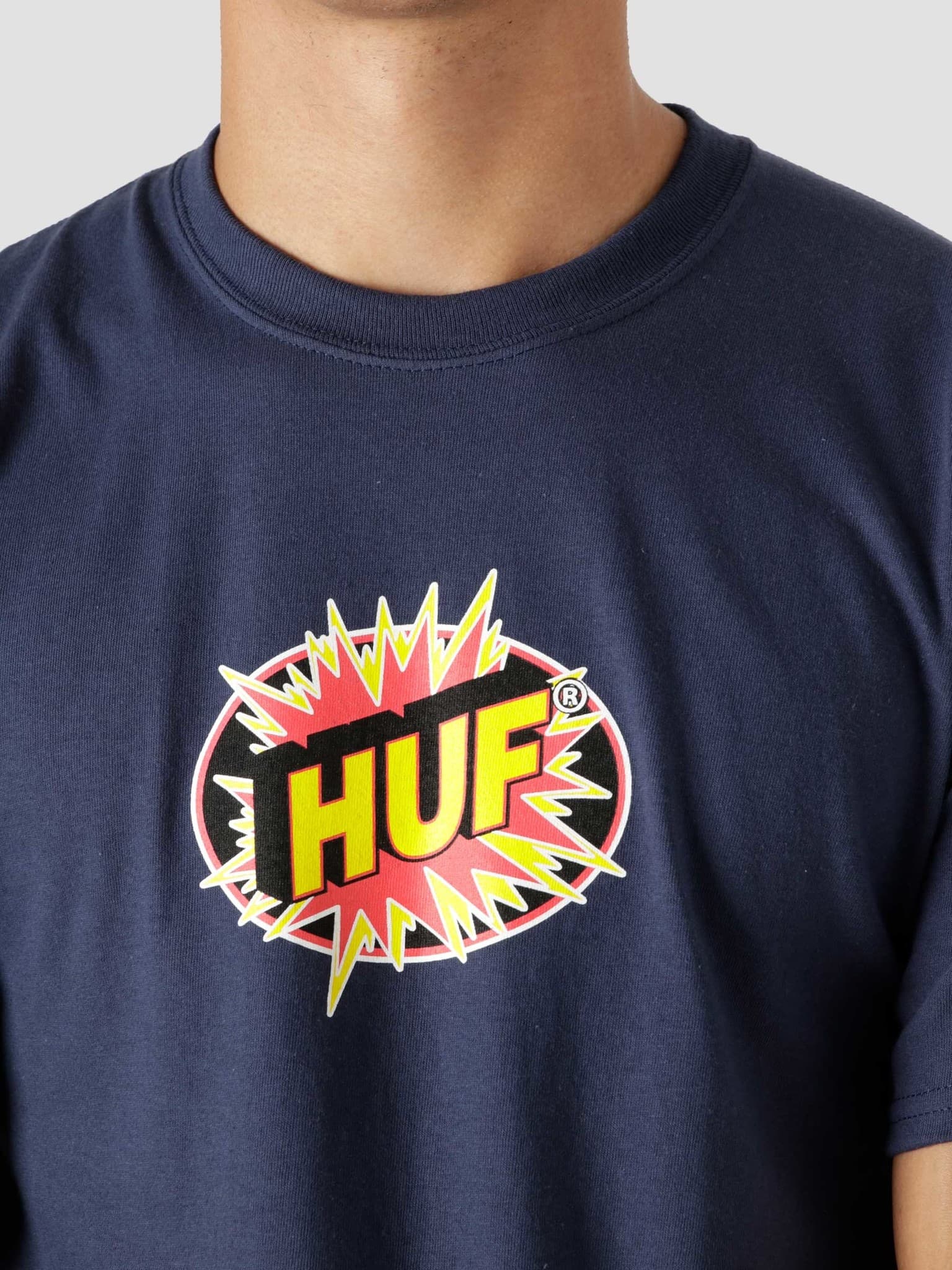 Huf TNT Logo Shortsleeve T-Shirt Navy TS01691