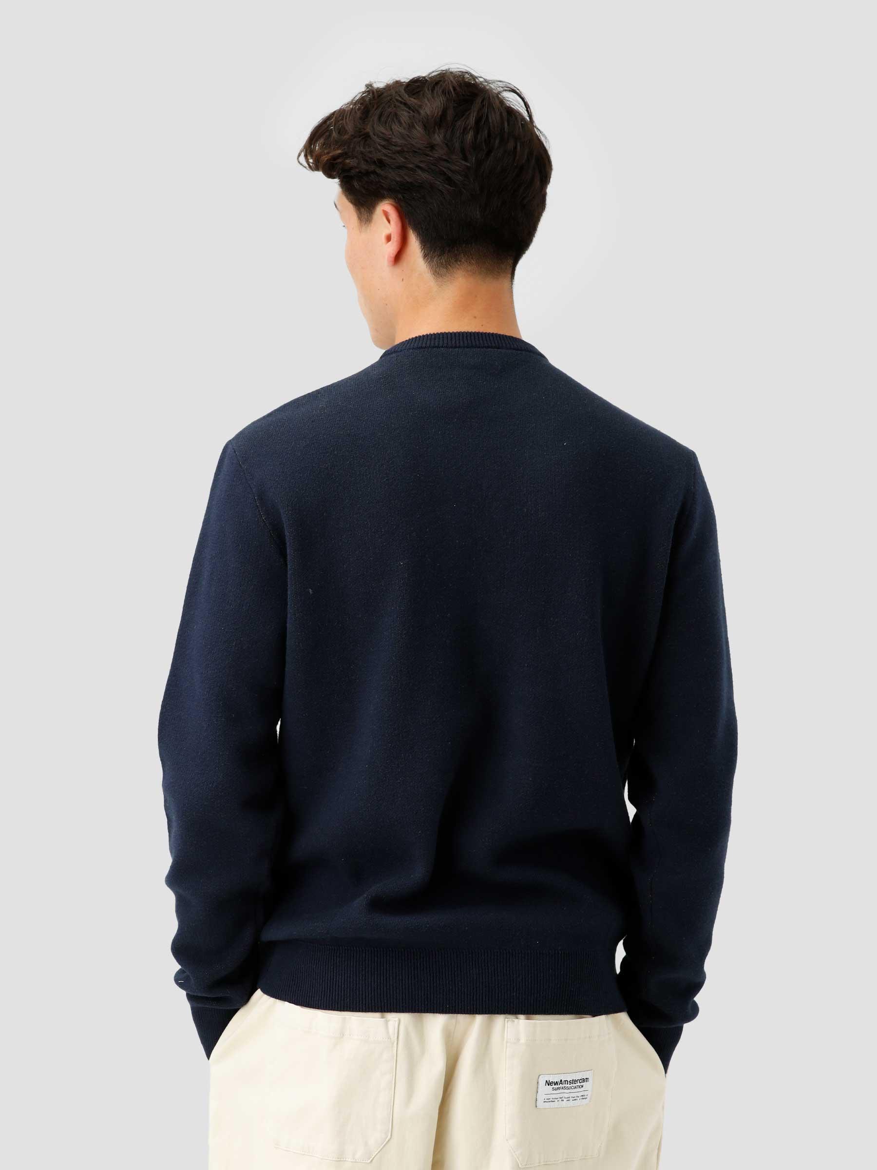420 Smoked Apple Sweater Navy KN00415