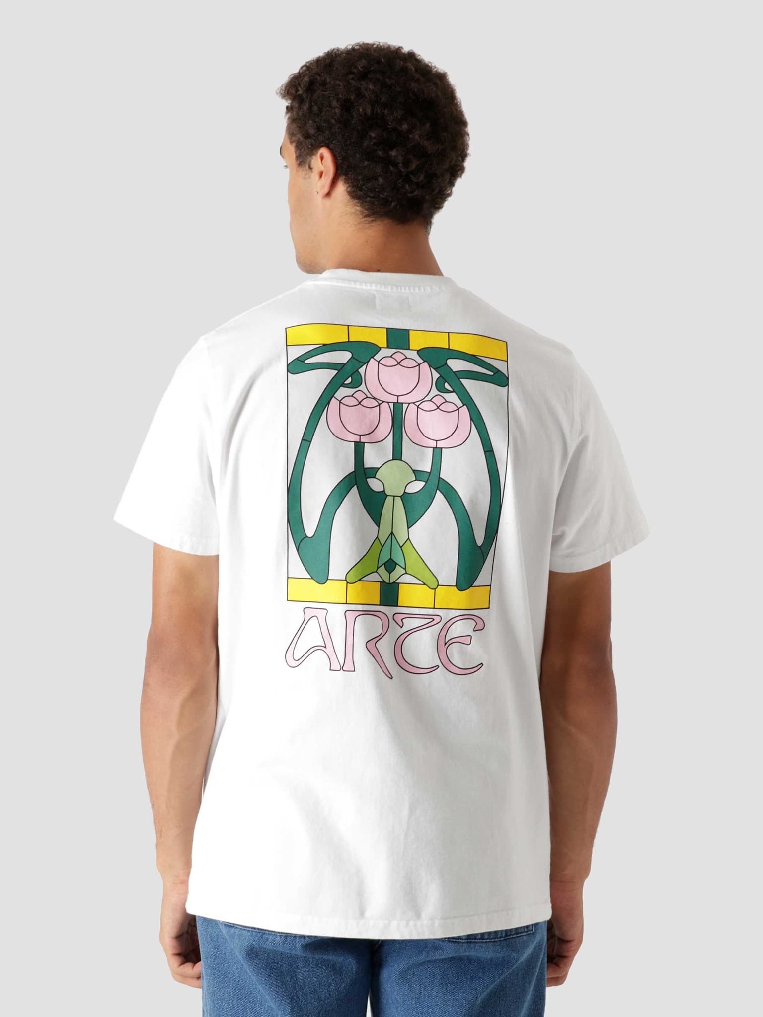 Tissot Back Roses T-Shirt White AW21-058T