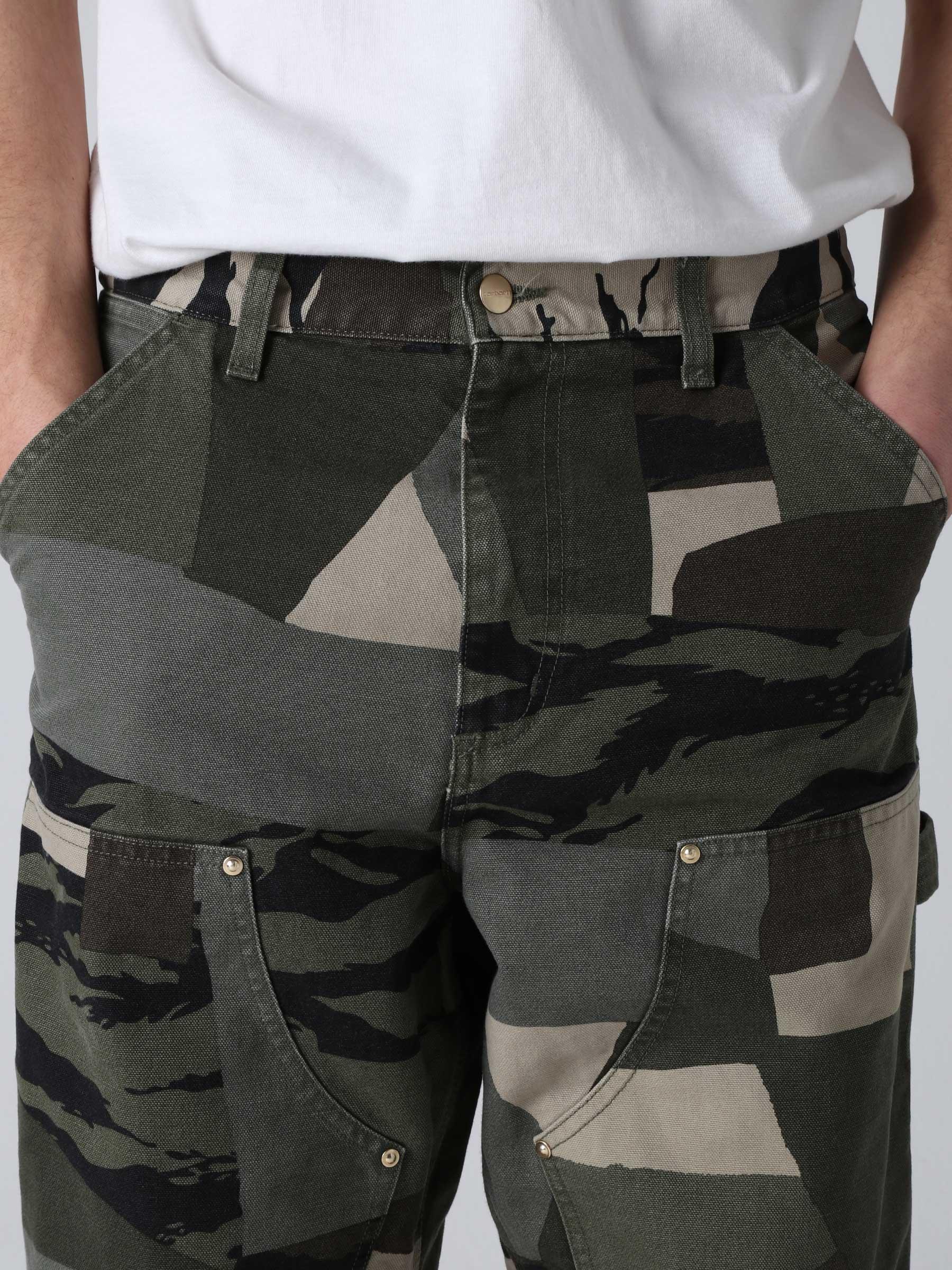 Double Knee Pant Camo Mend Stone Washed I029196-0NZ06