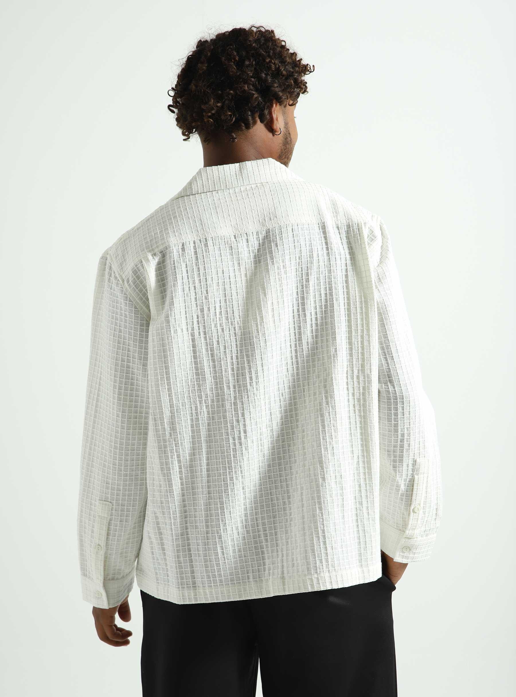 Fruit Fabric Longsleeve Shirt White 544