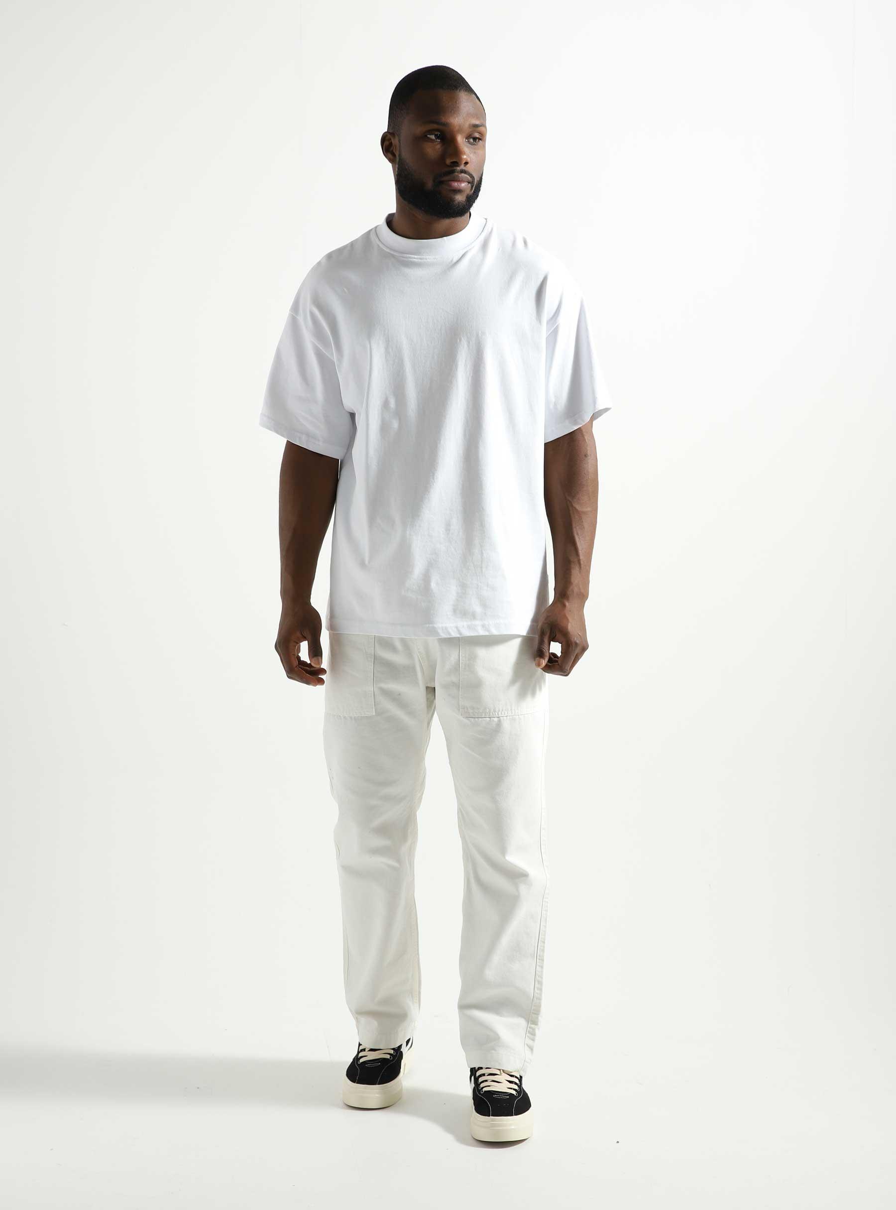 Classic Canvas Chef Pants Off White  SW-AW23-1004