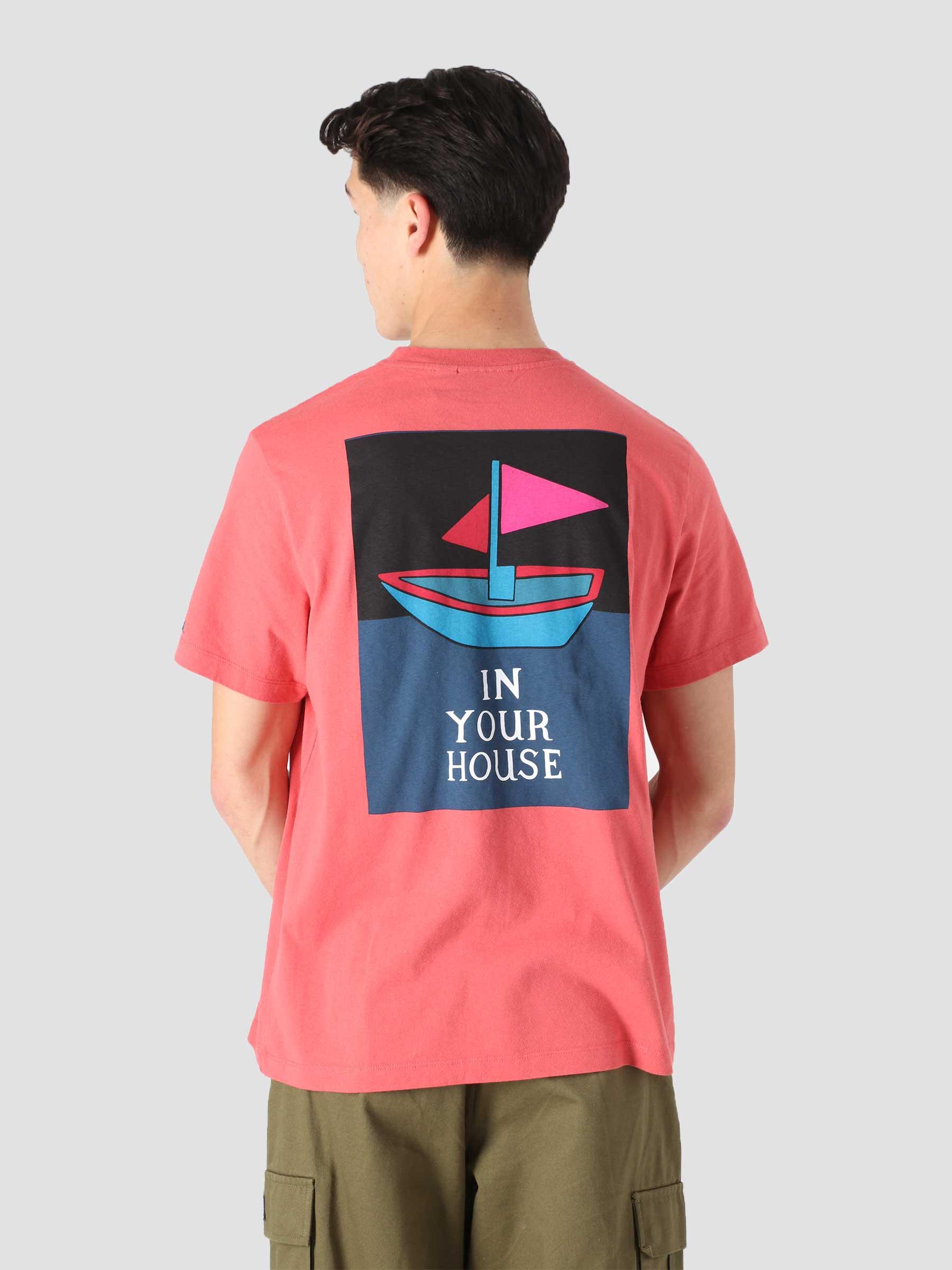 Paper Boat House T-Shirt Mineral Red 46501