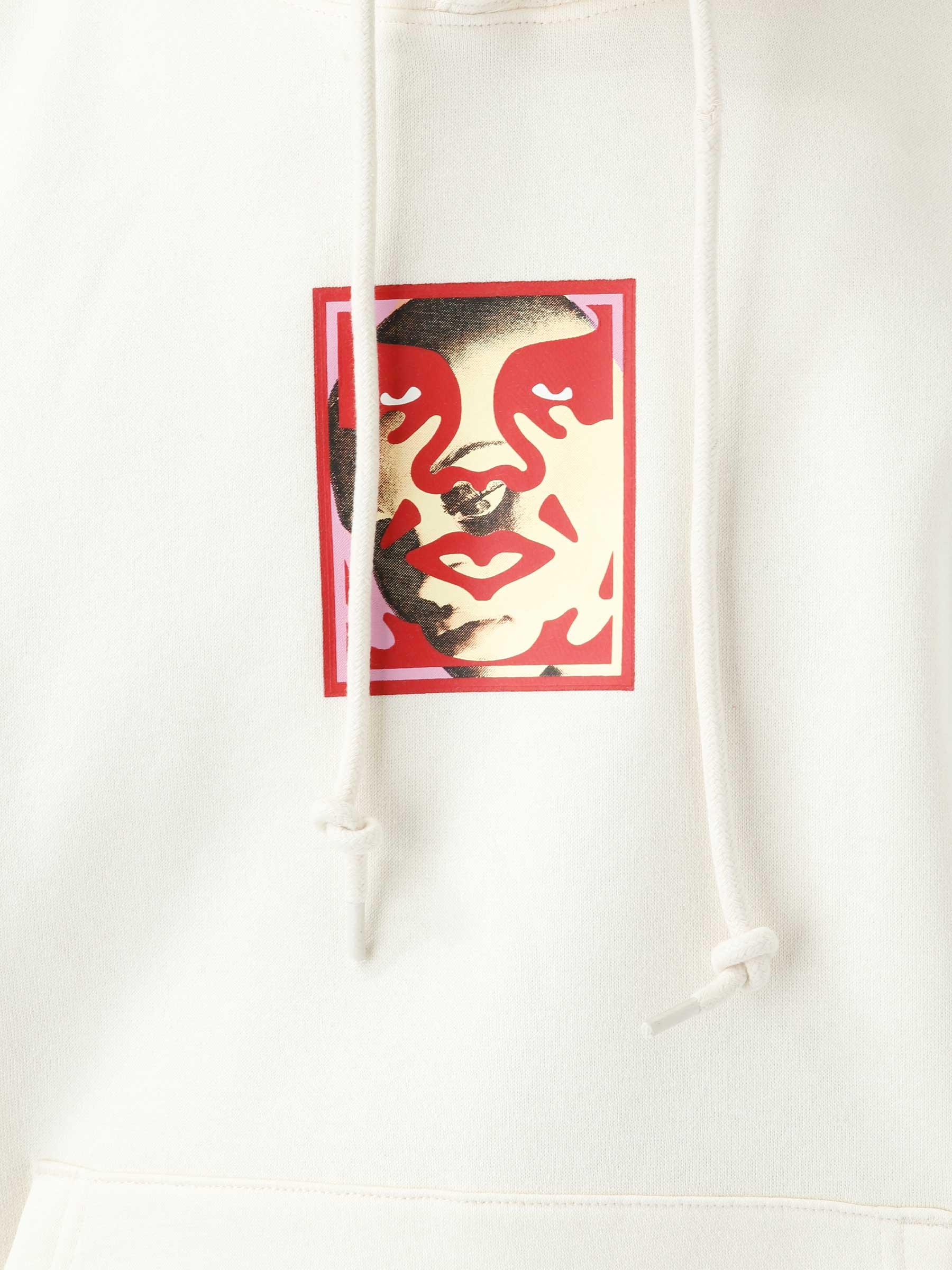Obey Double Face Hoodie Unbleached 112843150