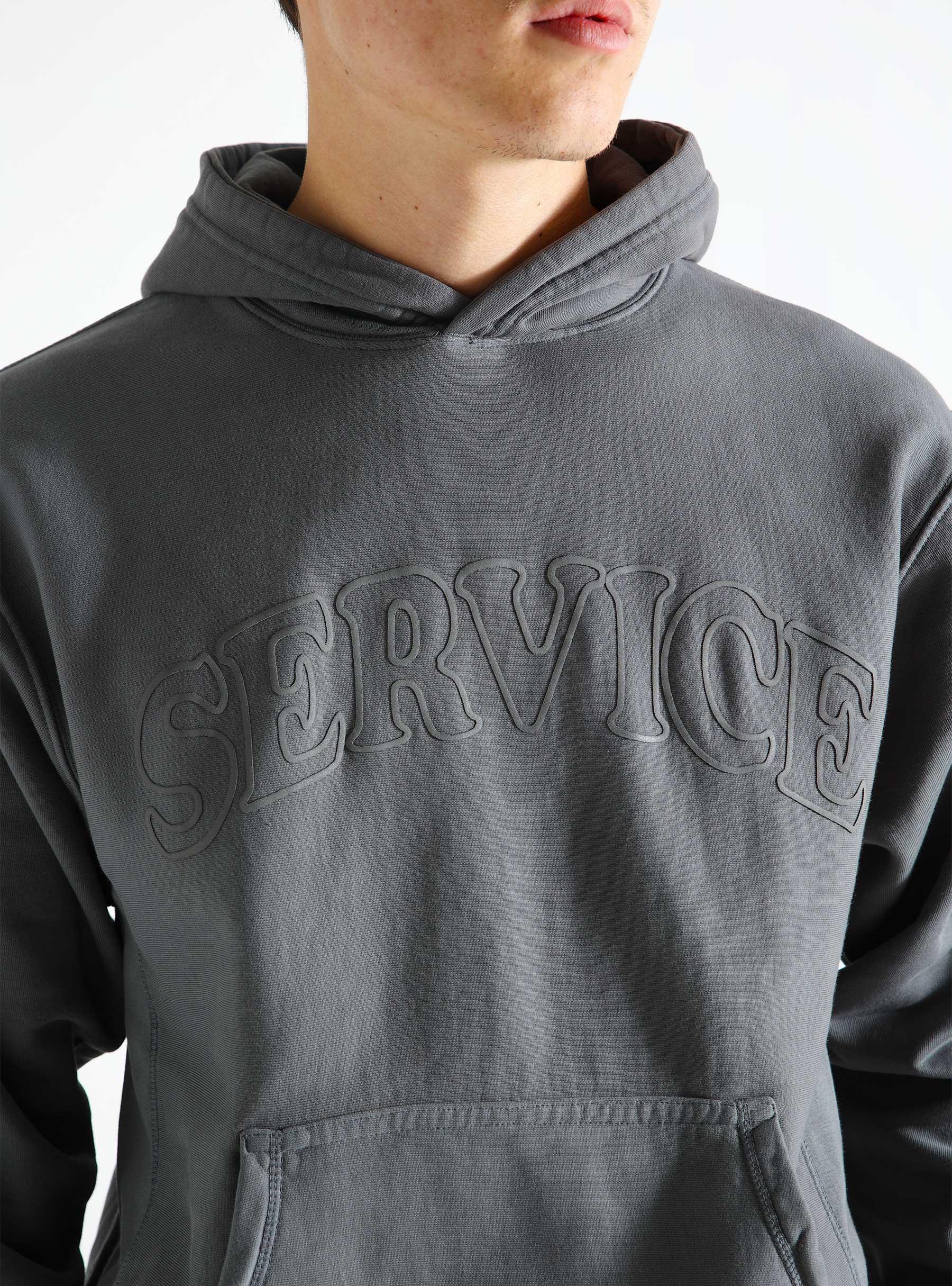 Arch Logo Hoodie Charcoal SW-SS24-1075