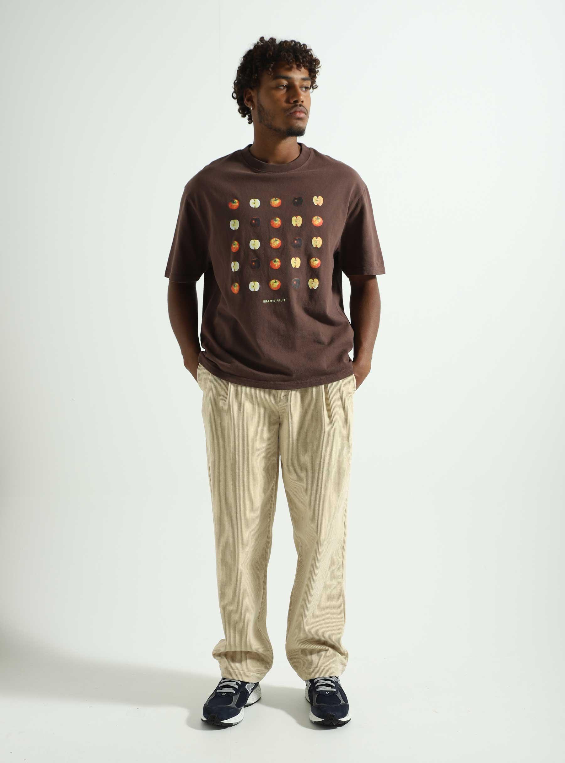 Apple T-shirt Brown 604