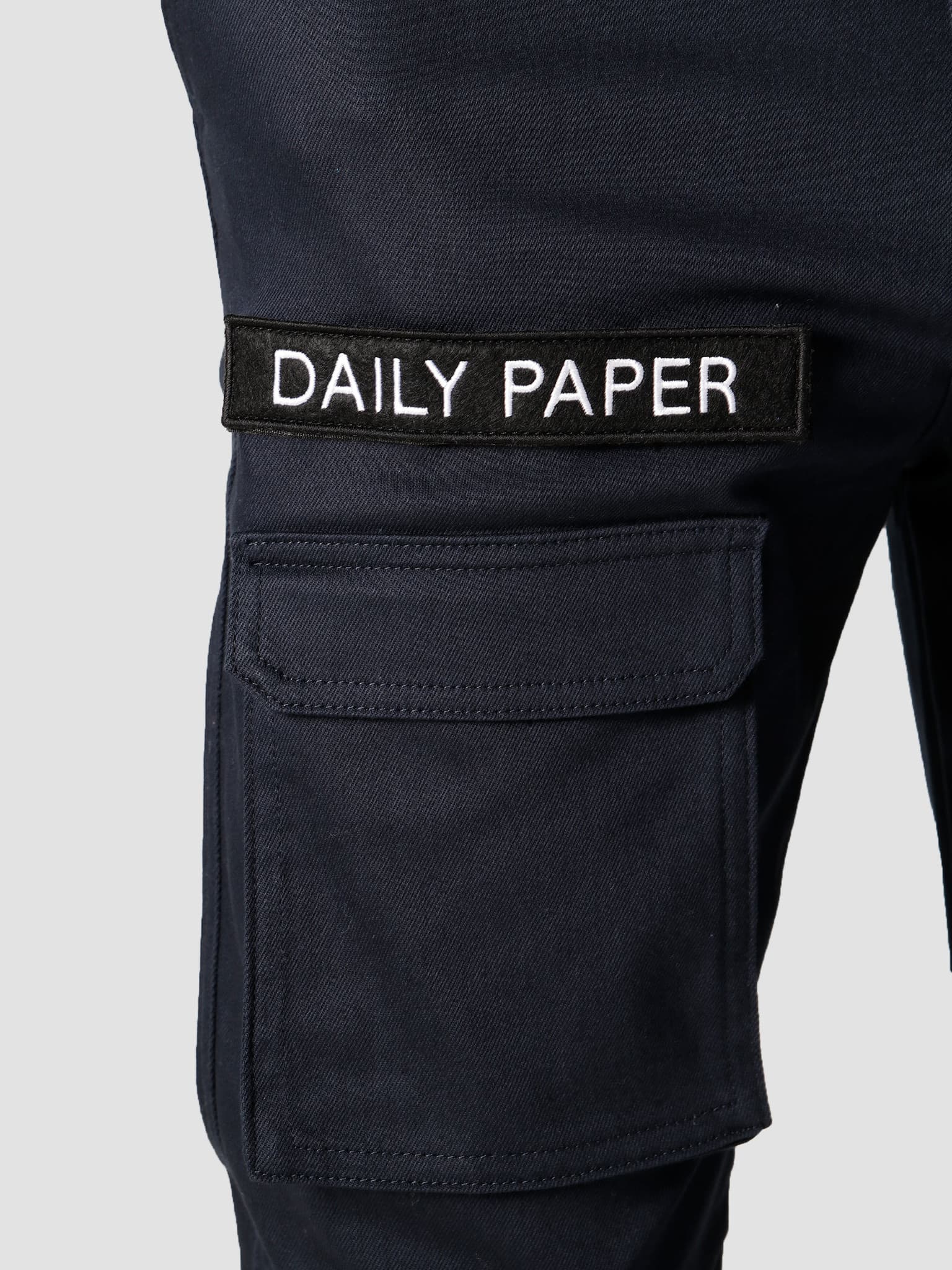 Daily Paper Navy Cargo Pants - Freshcotton