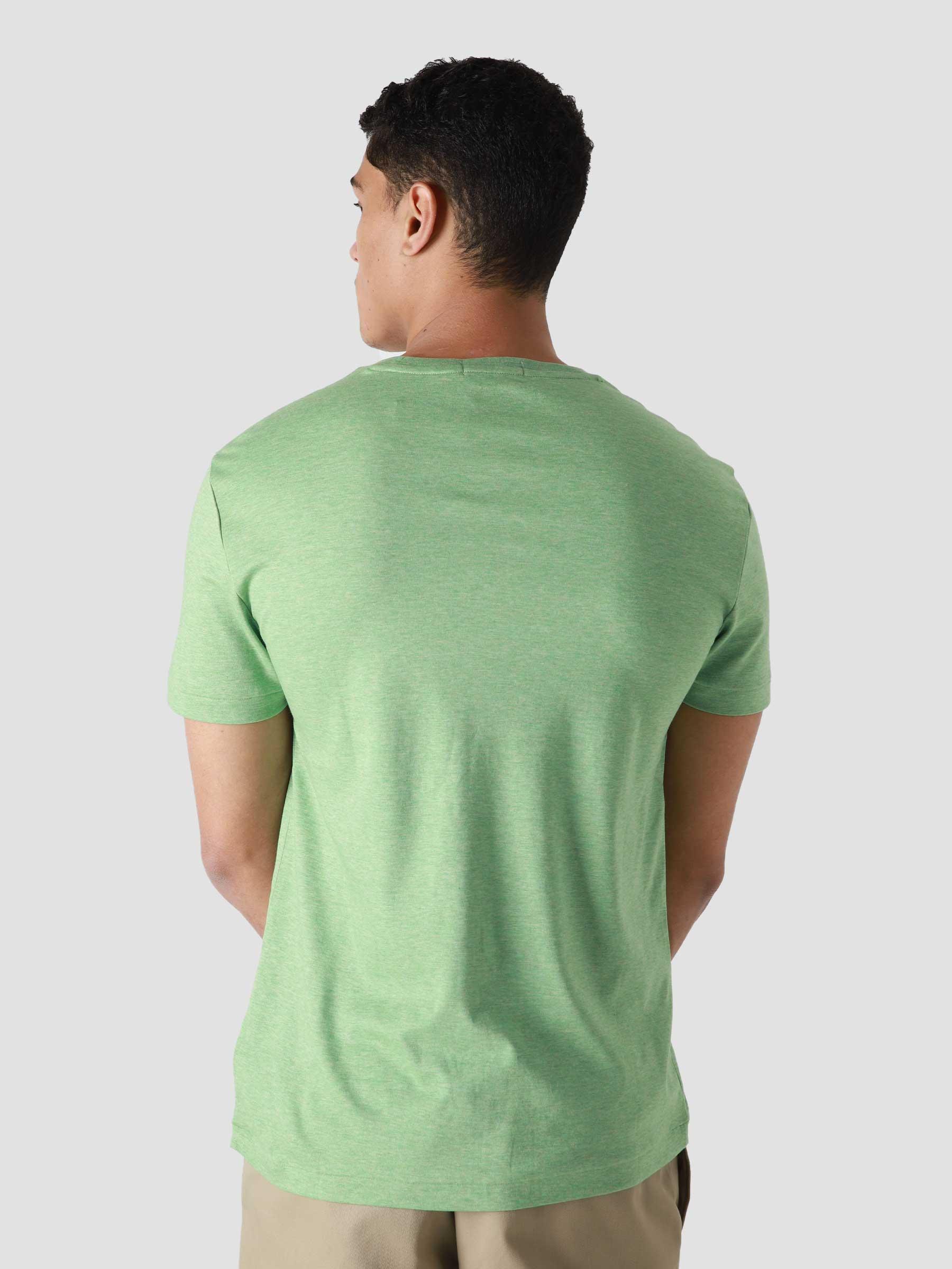 Pima Polo SSL T-Shirt Outback Green Heather 710740727047
