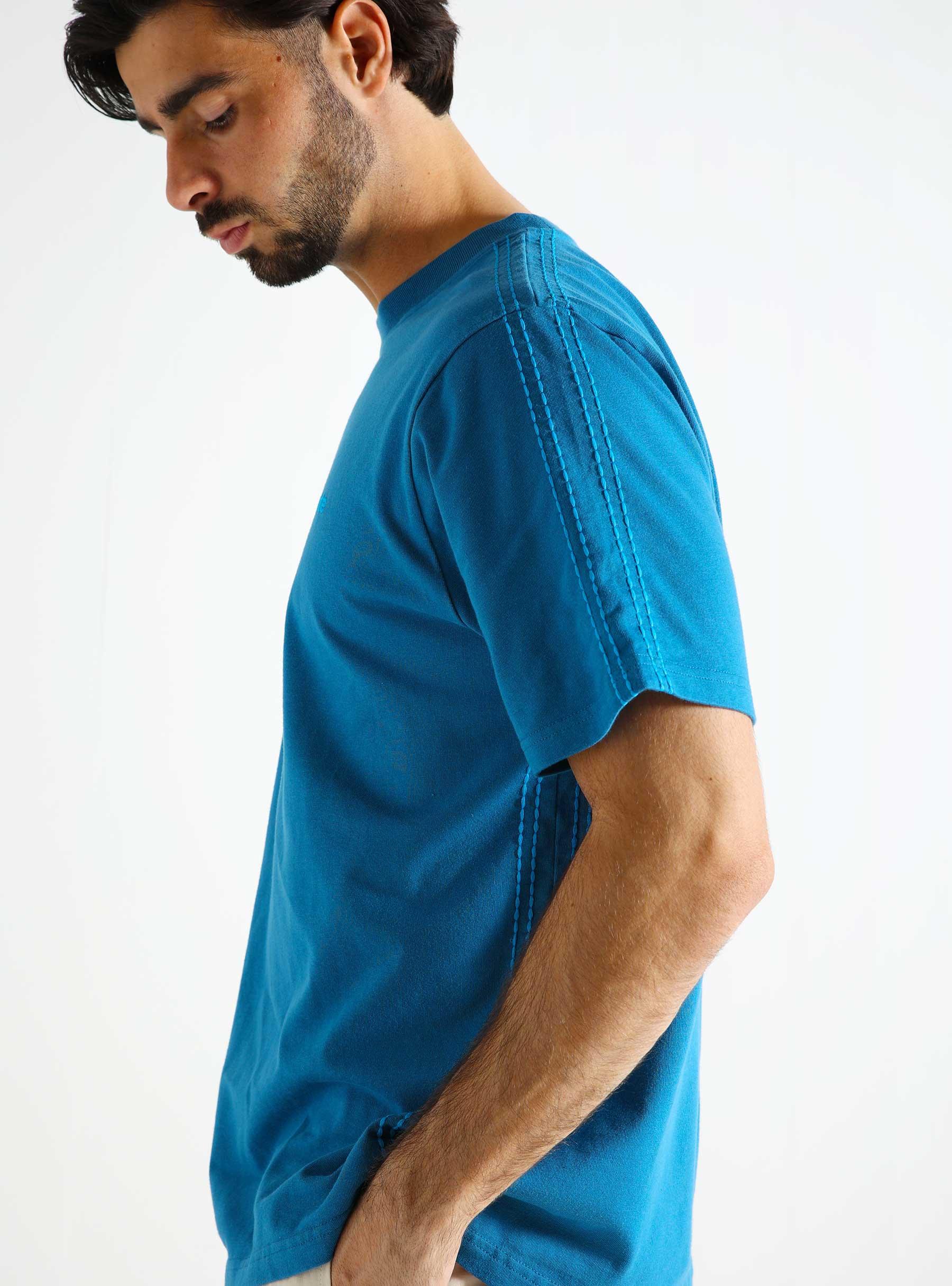 Trevor Detail Sleeve Shirt Blue SS24-084T