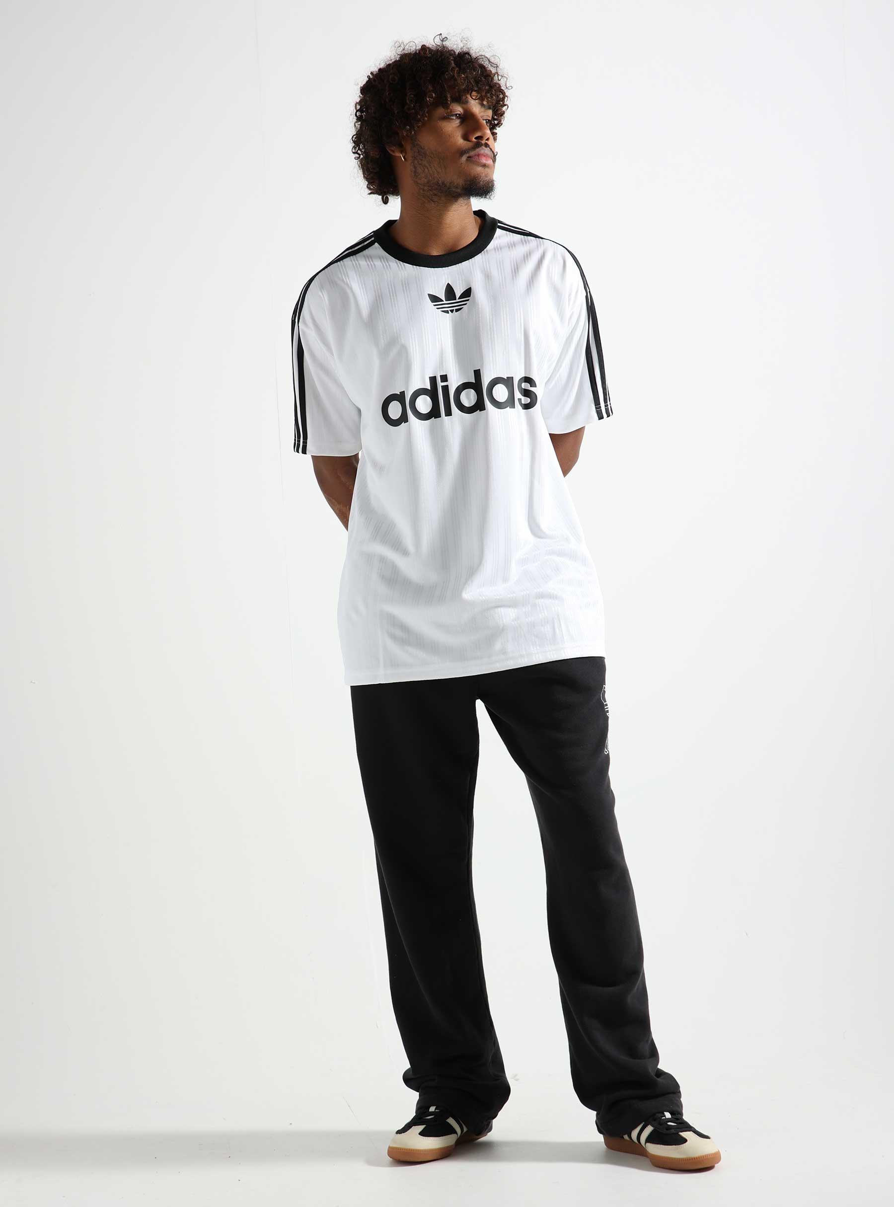 Adicolor Poly T-shirt White Black IM9459