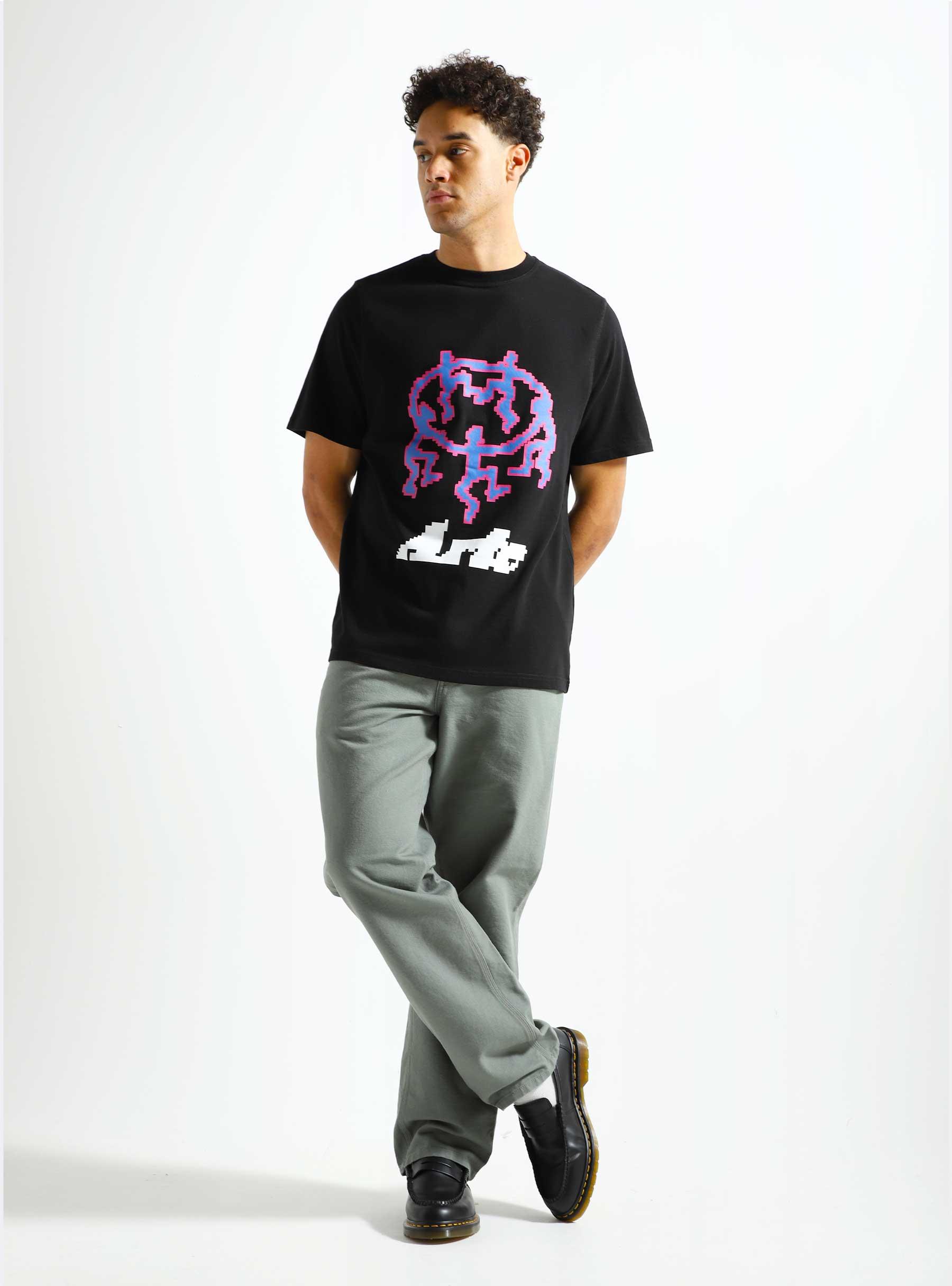 Tommy Pixel Dancers T-shirt Black AW23-054T
